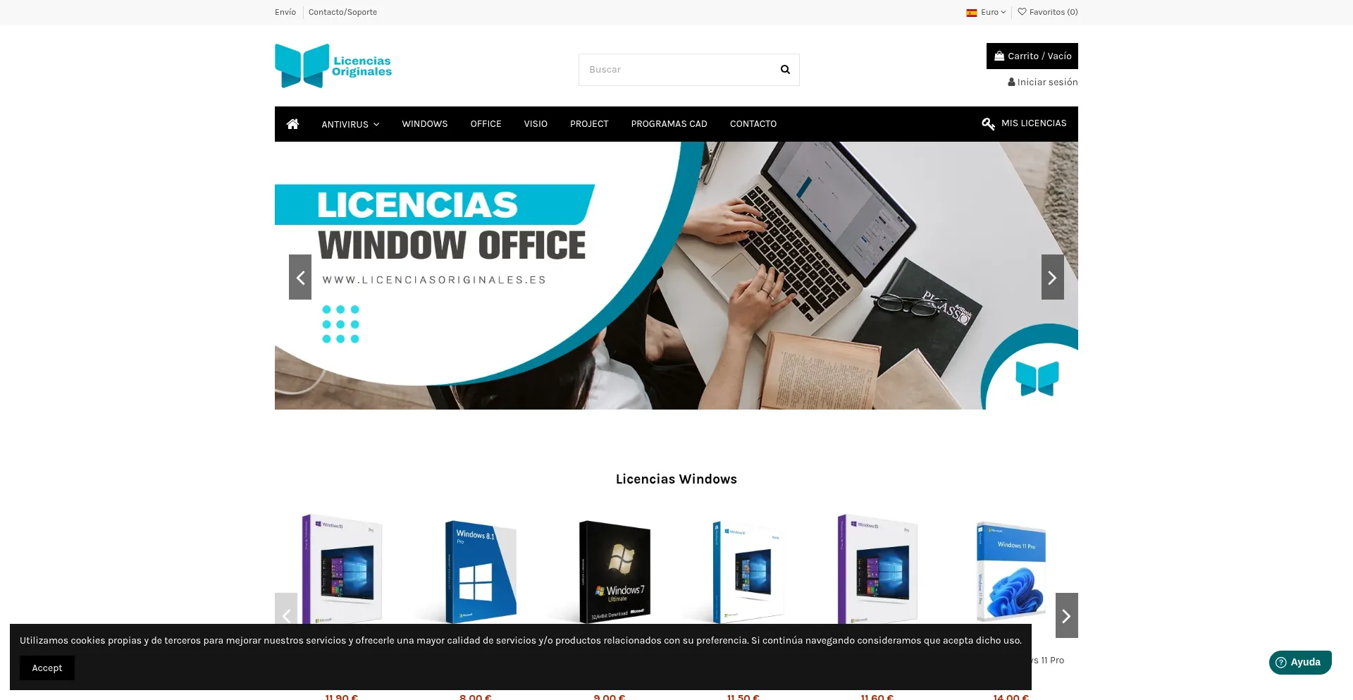 Licenciasoriginales.es Screenshot