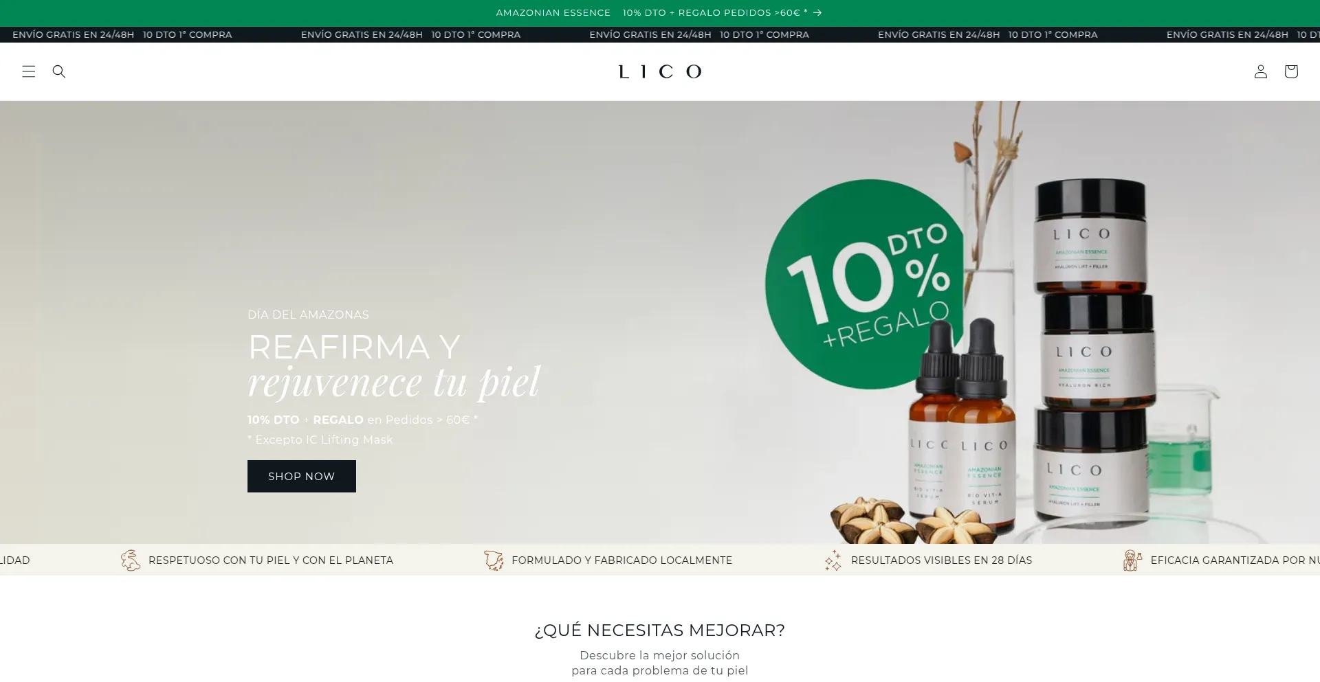 Licocosmetics.com Screenshot