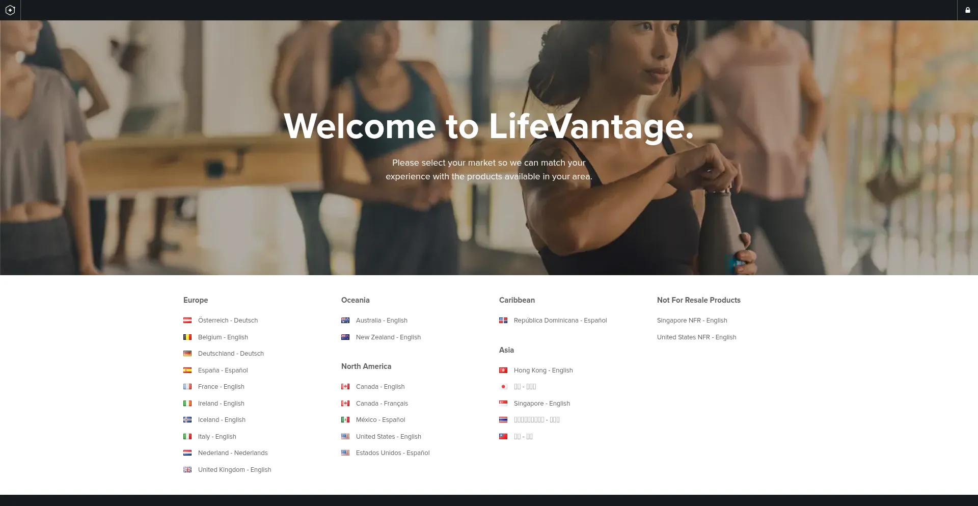 Lifevantage.com Screenshot