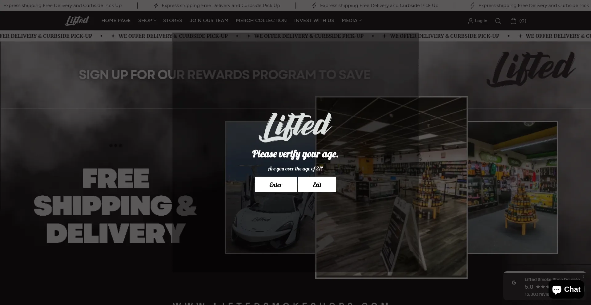 Liftedsmokeshops.com