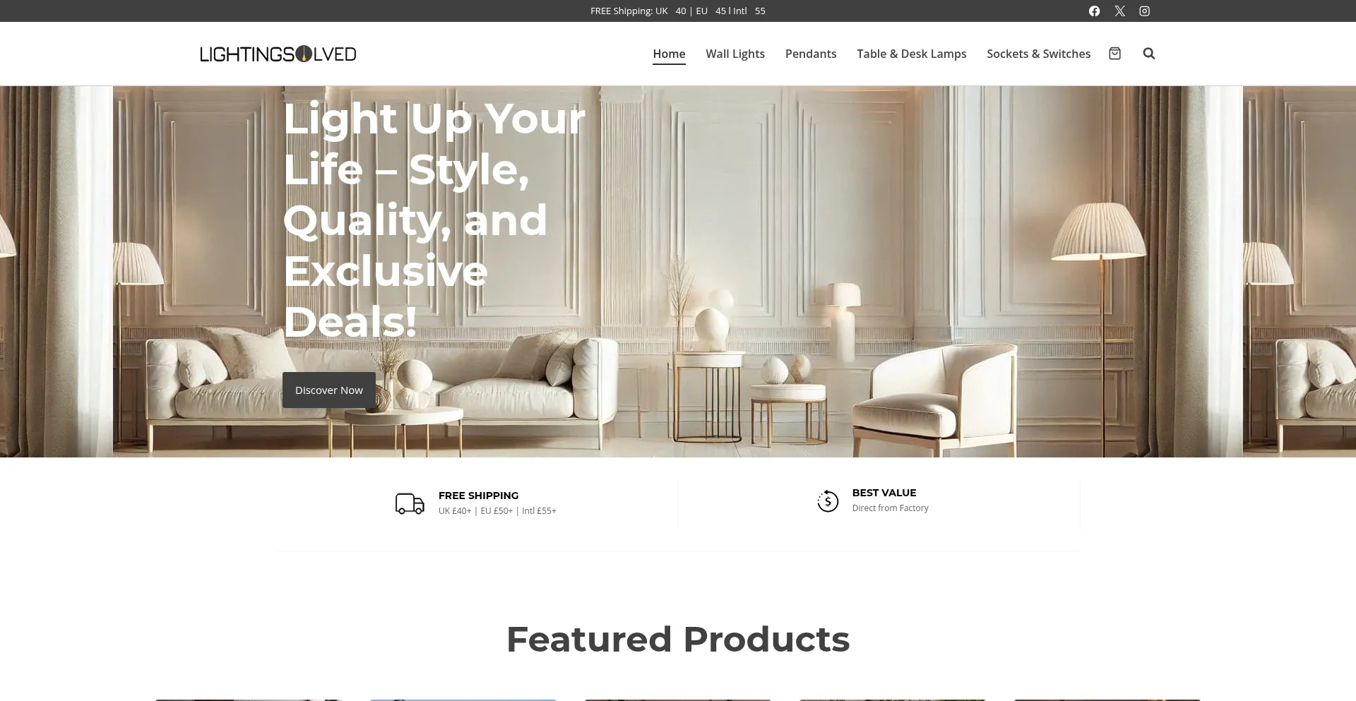 Lightingsolved.com Screenshot