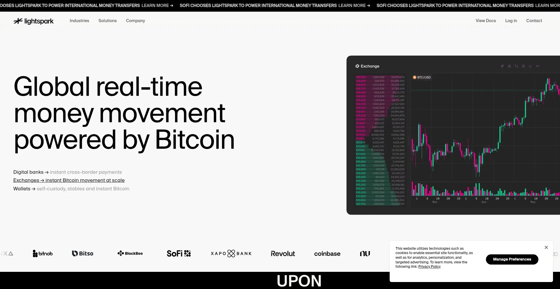 Lightspark.com Screenshot