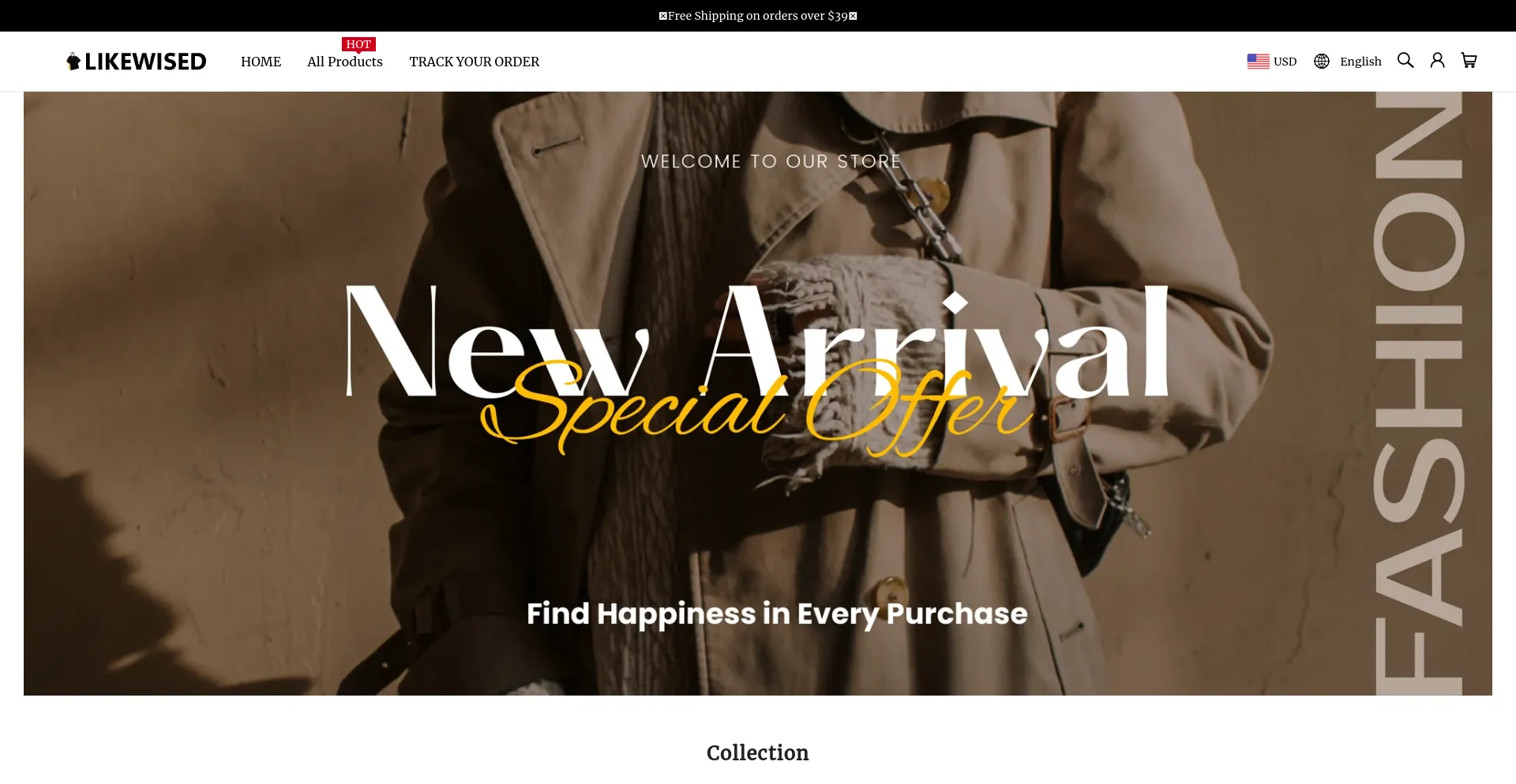 Website screenshot of Likewised.com