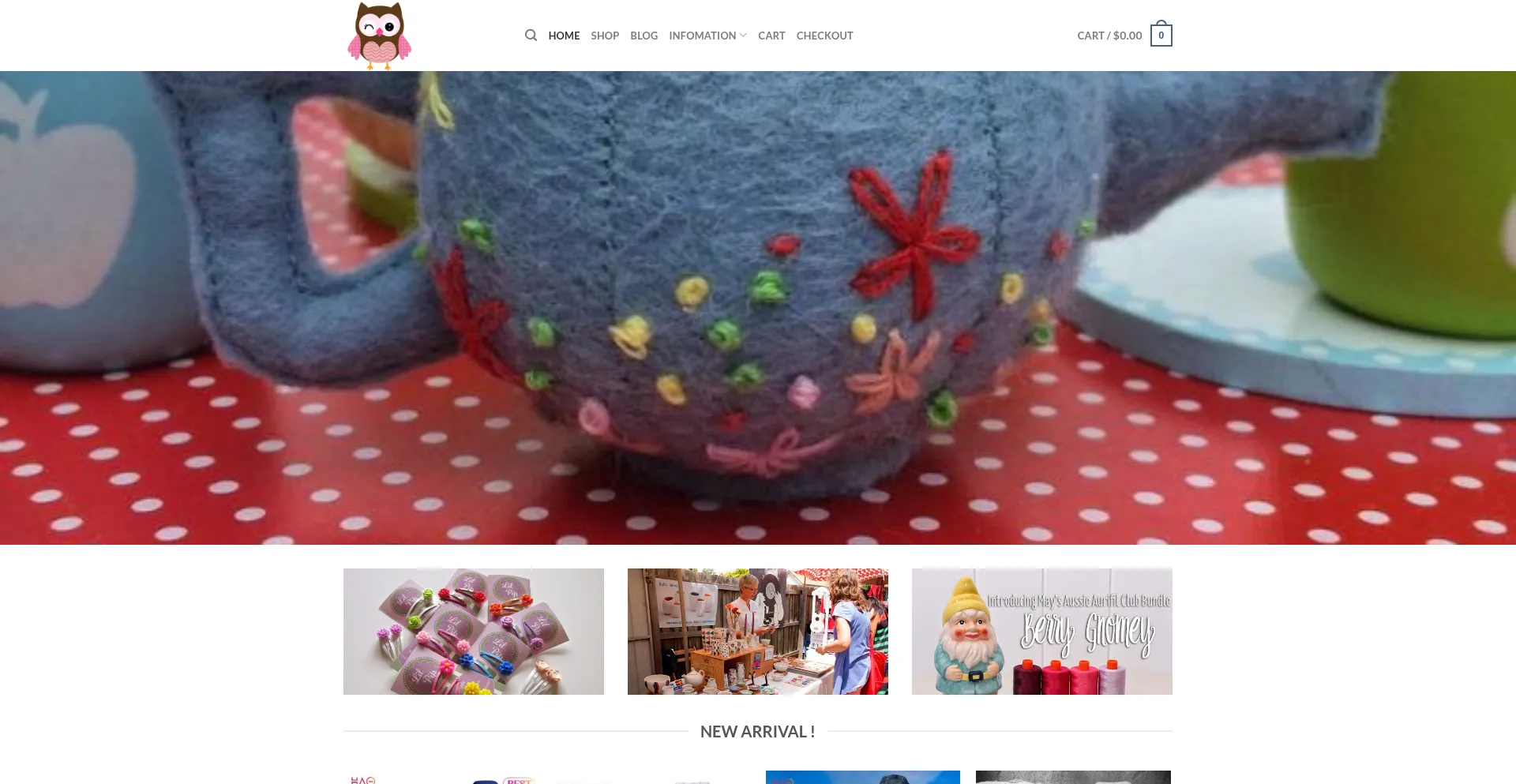 Website screenshot of Lilpipdesigns.com