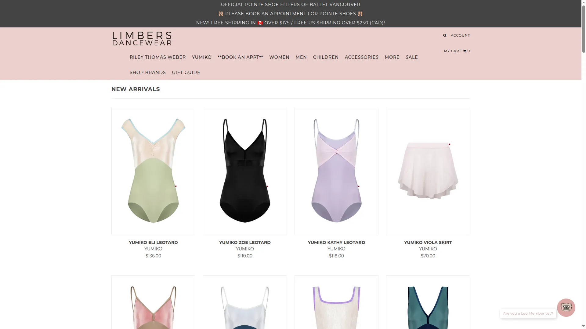 Limbersdancewear.com