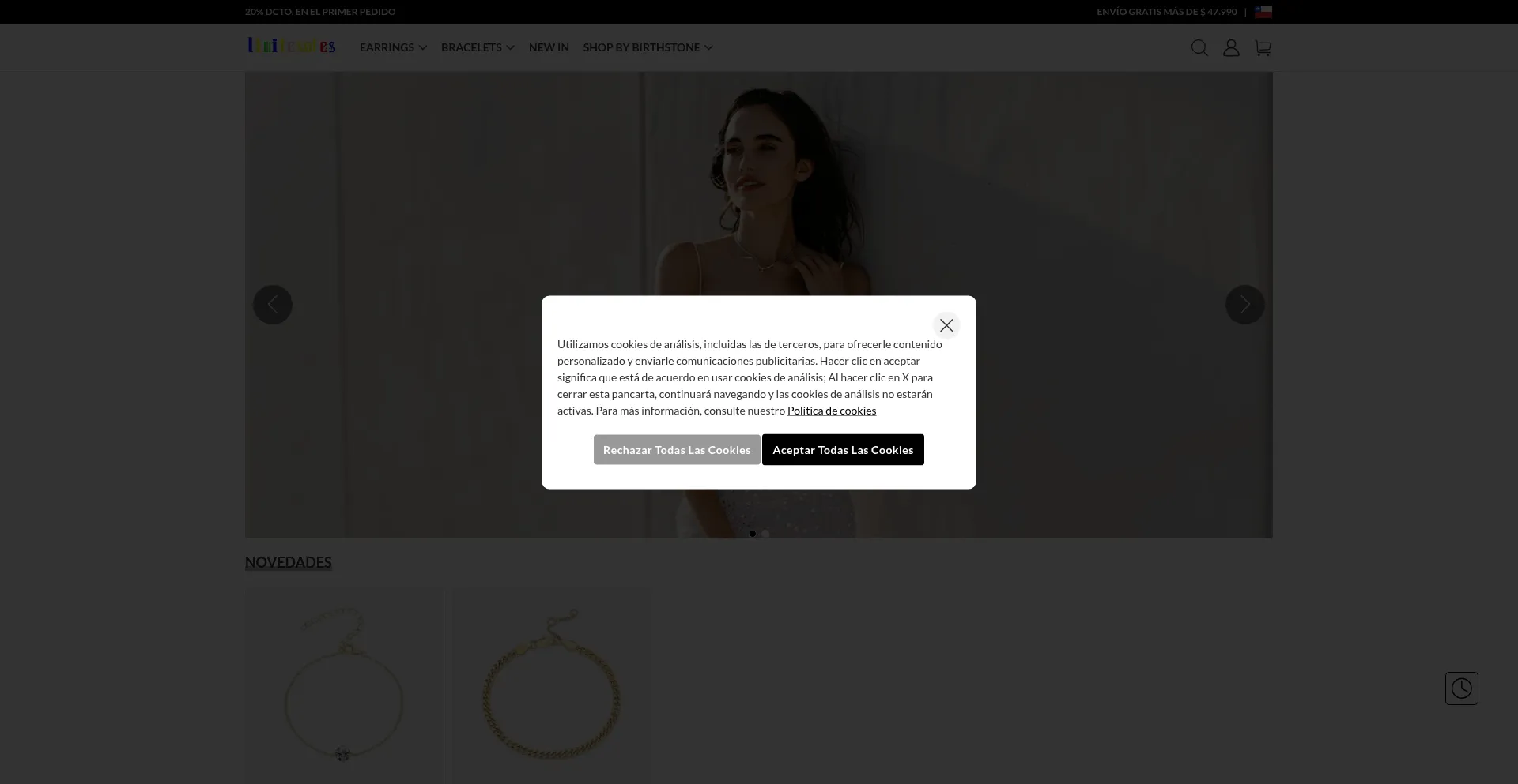 Website screenshot of Limitesofes.shop