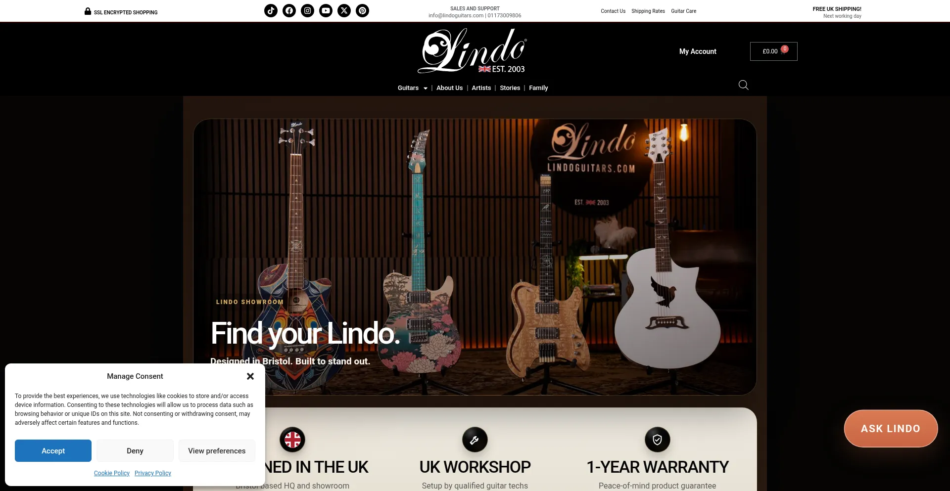 Lindoguitars.com