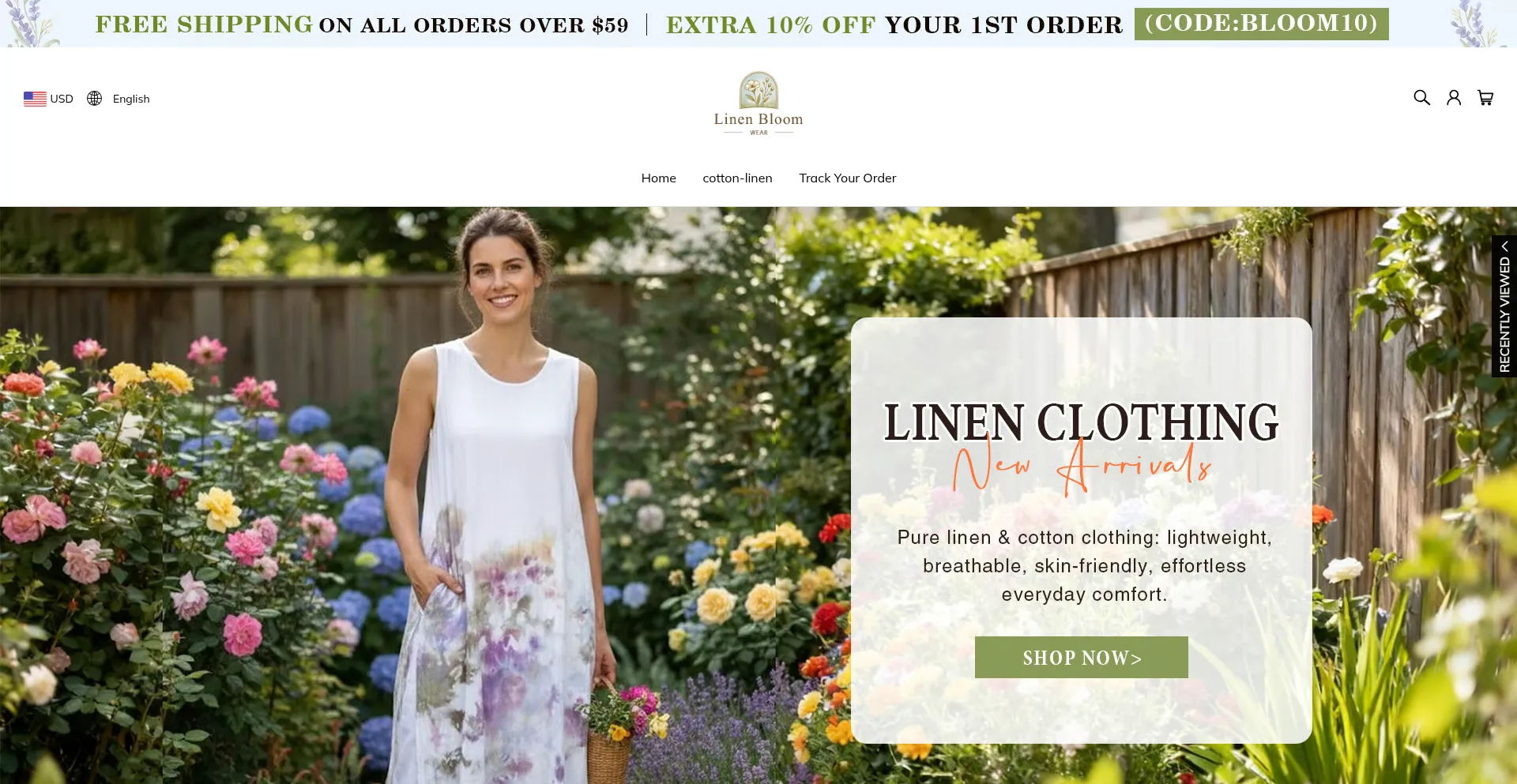 Linenbloomwear.com