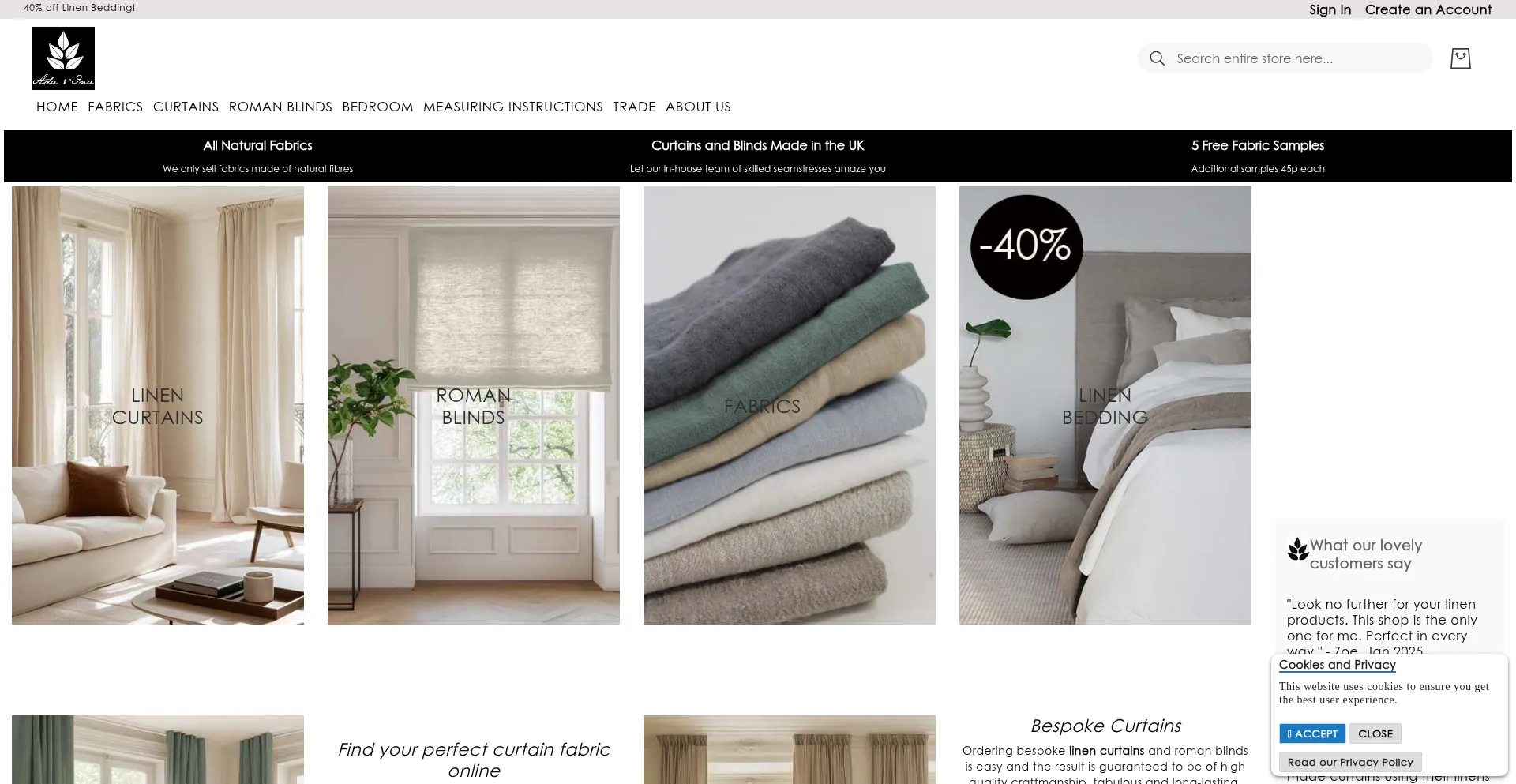 Linenfabrics.co.uk