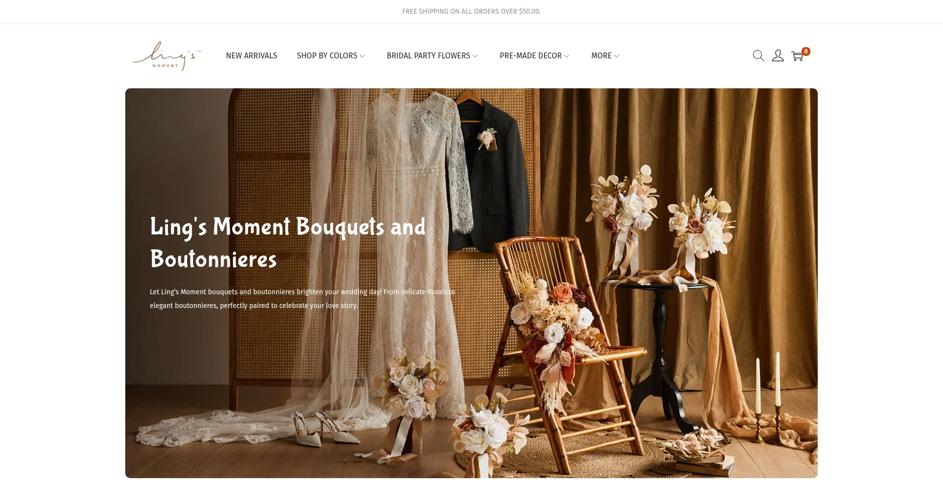 Lingsmomentwedding.com Screenshot