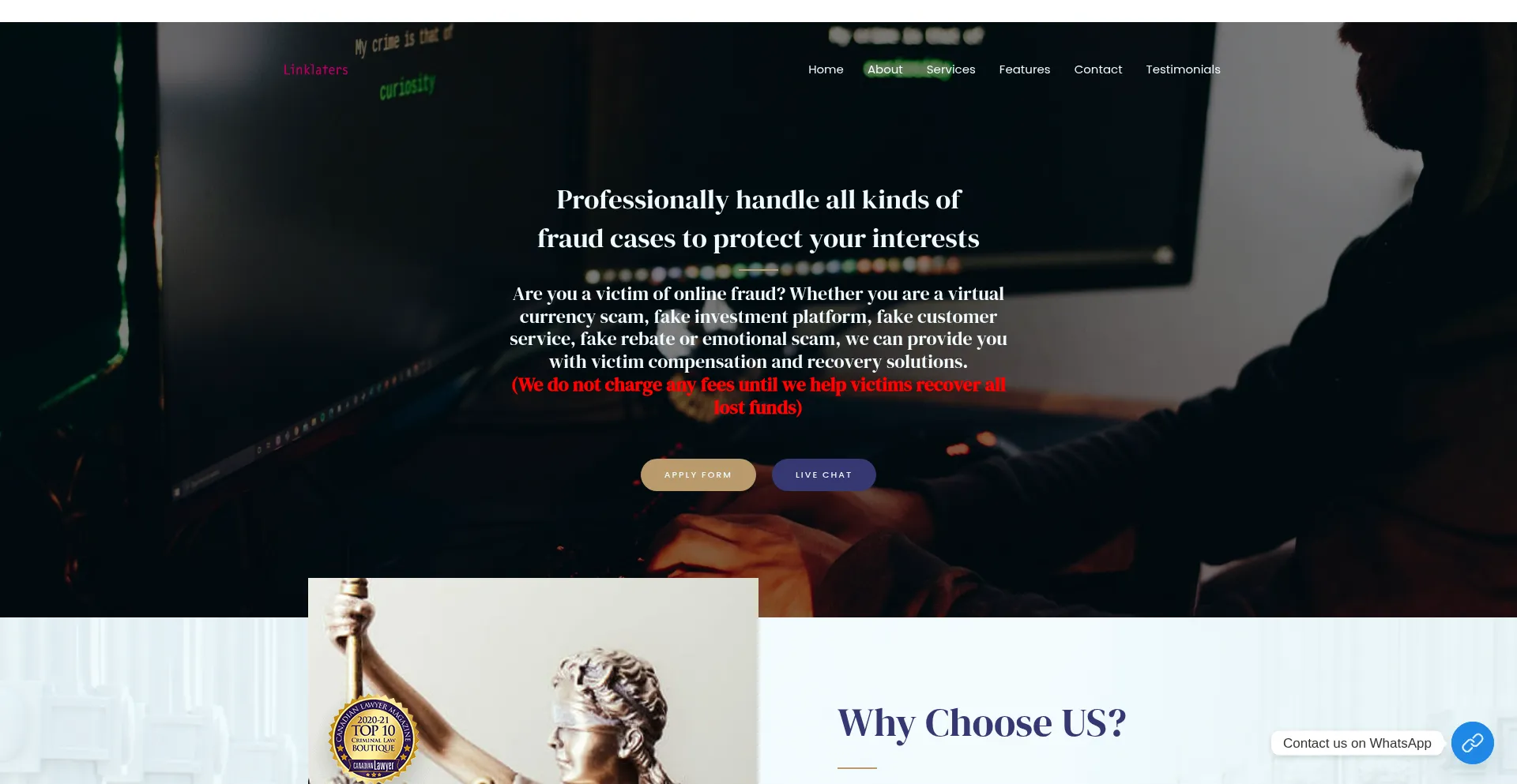 Is Linklatersglf.top Safe?