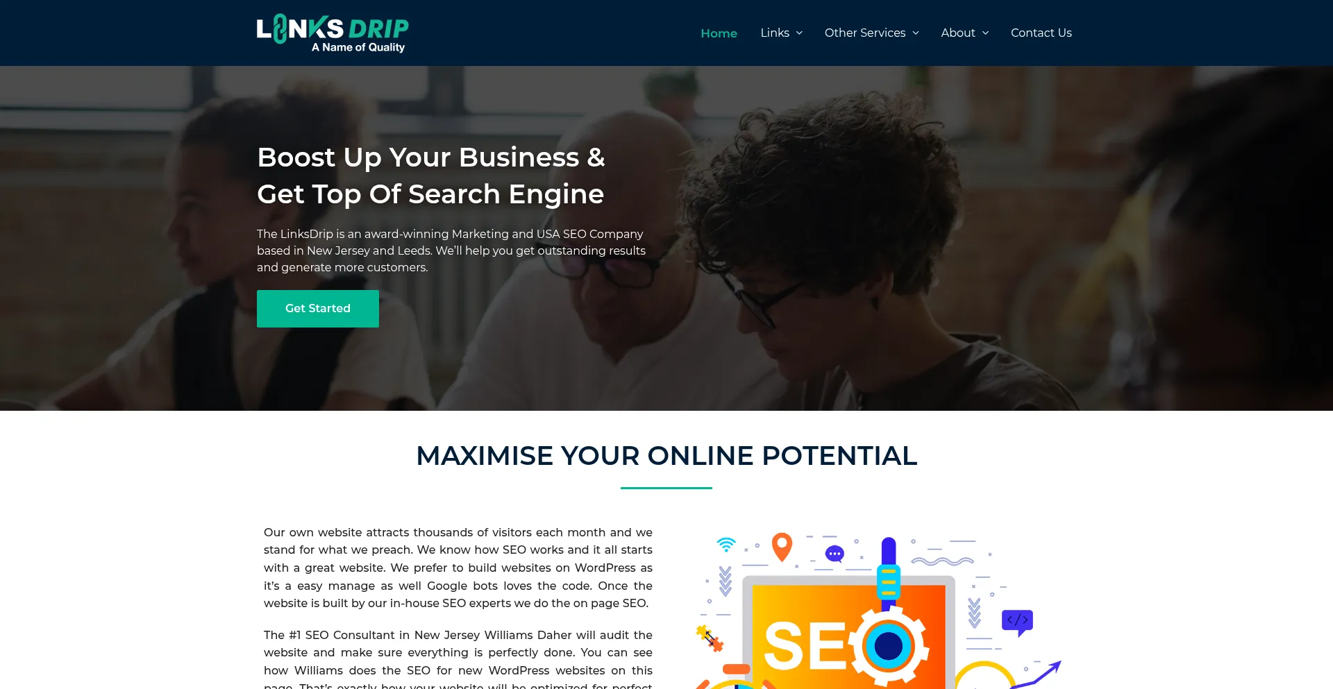 Linksdrip.com Screenshot