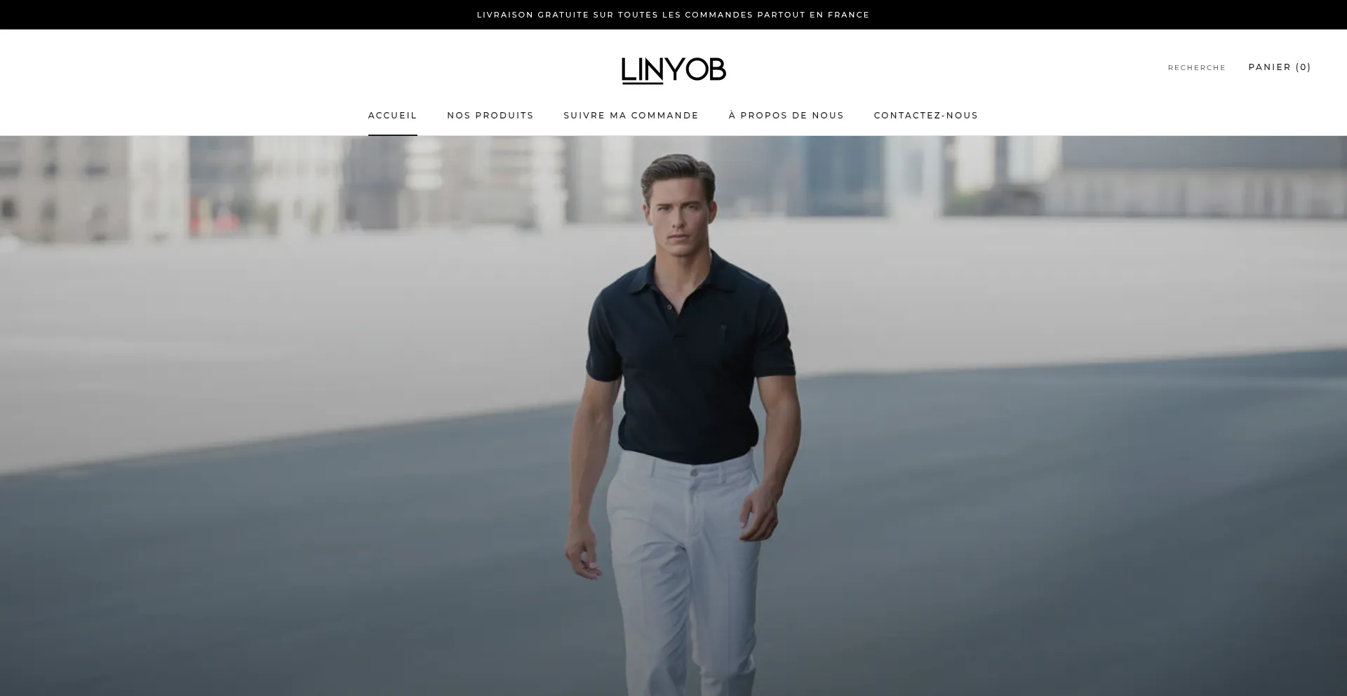 Website screenshot of Linyob.com