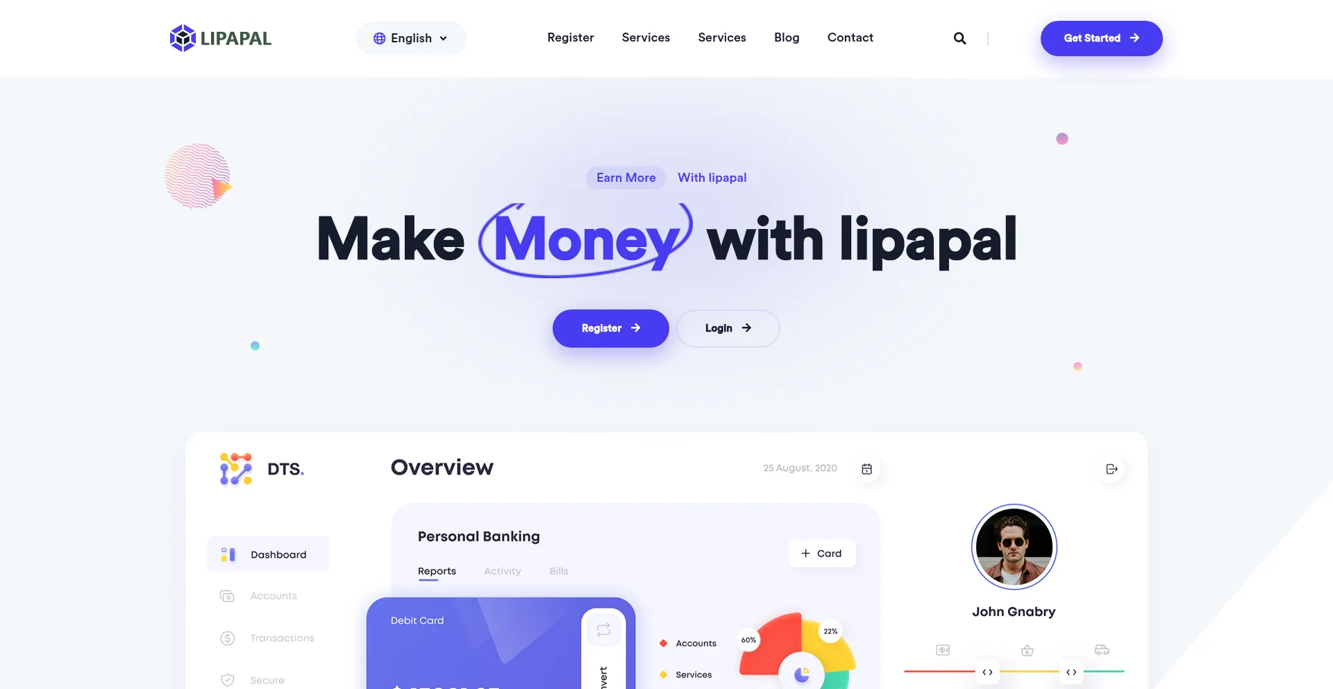 Website screenshot of Lipapal.com