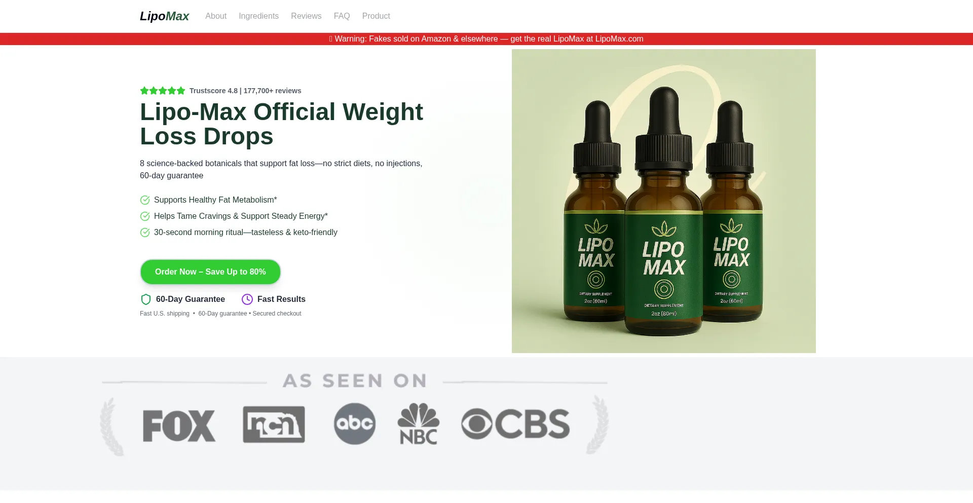 Is Lipomax.com Safe?