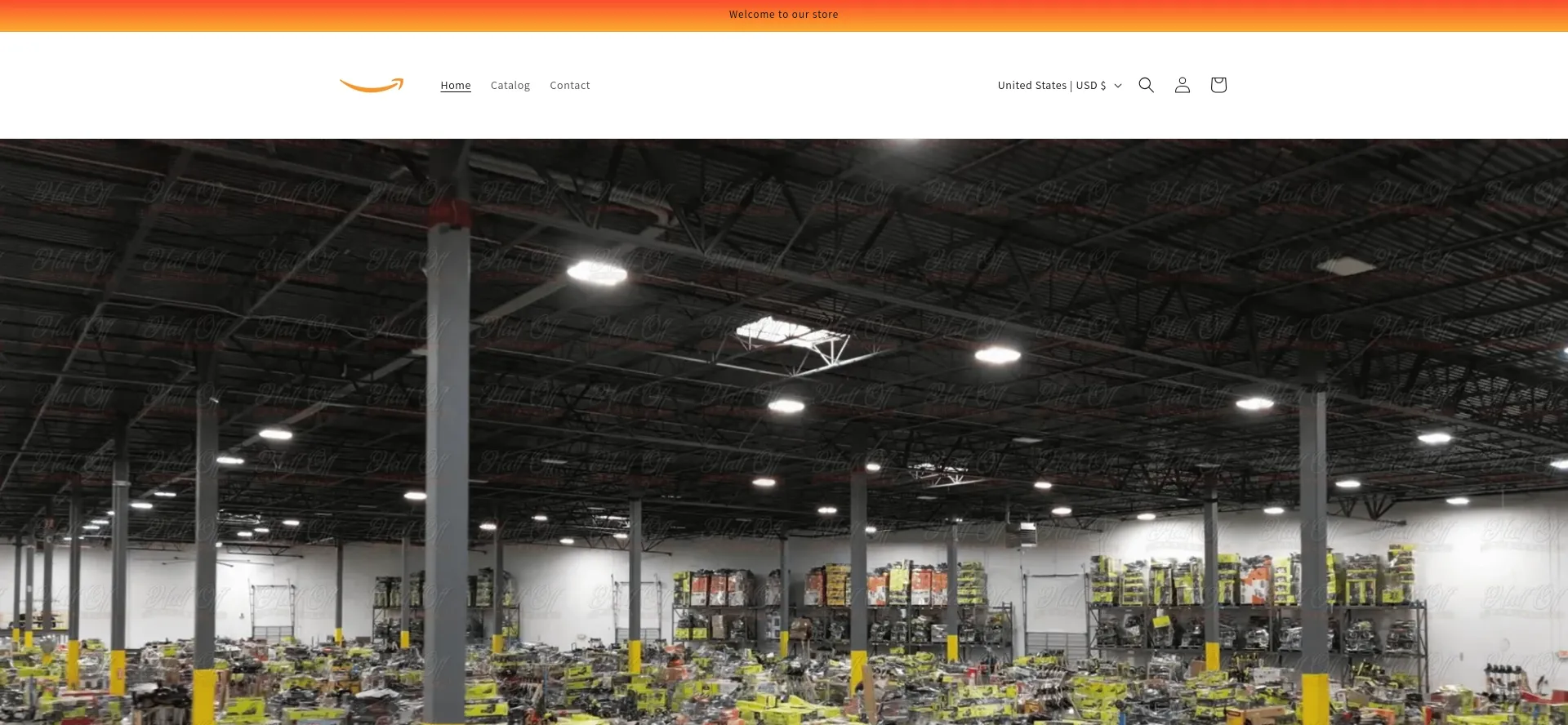 Website screenshot of Liquidationtray.shop