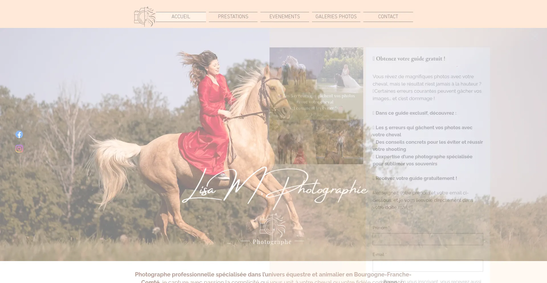 Lisamphotographie.fr Screenshot