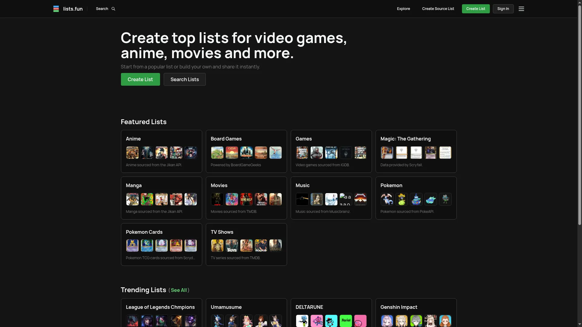Lists.fun