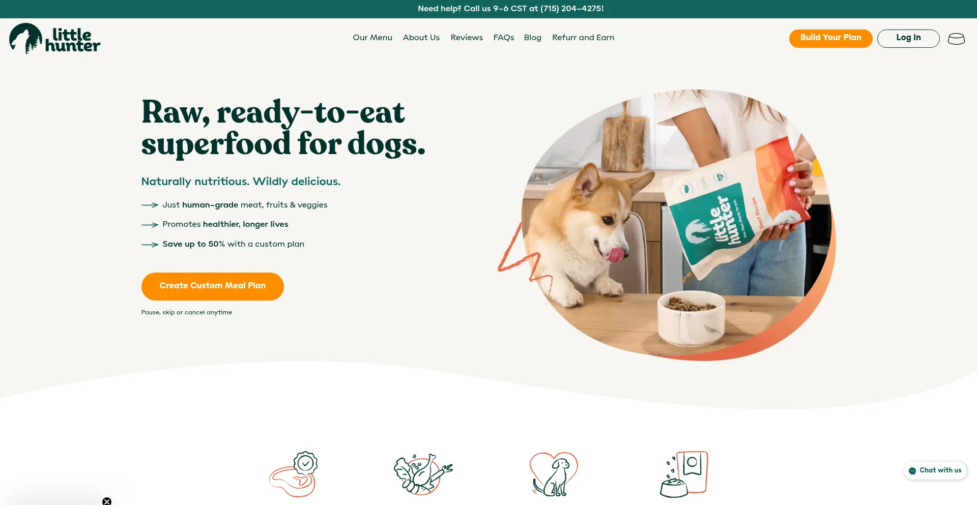 Website screenshot of Littlehunter.com