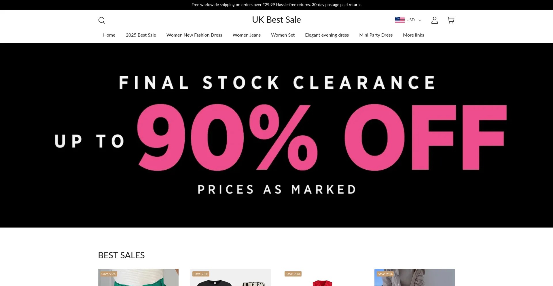 Website screenshot of Livalley.shop