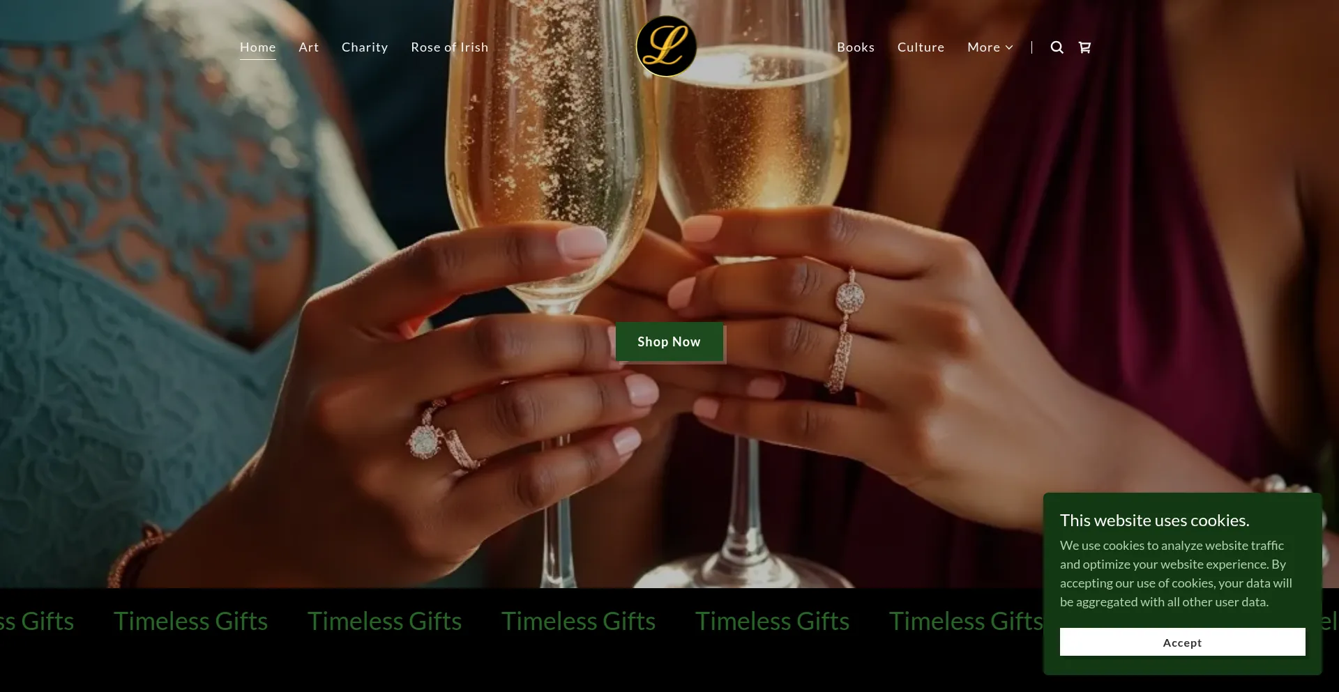 Website screenshot of Live2nspire.store