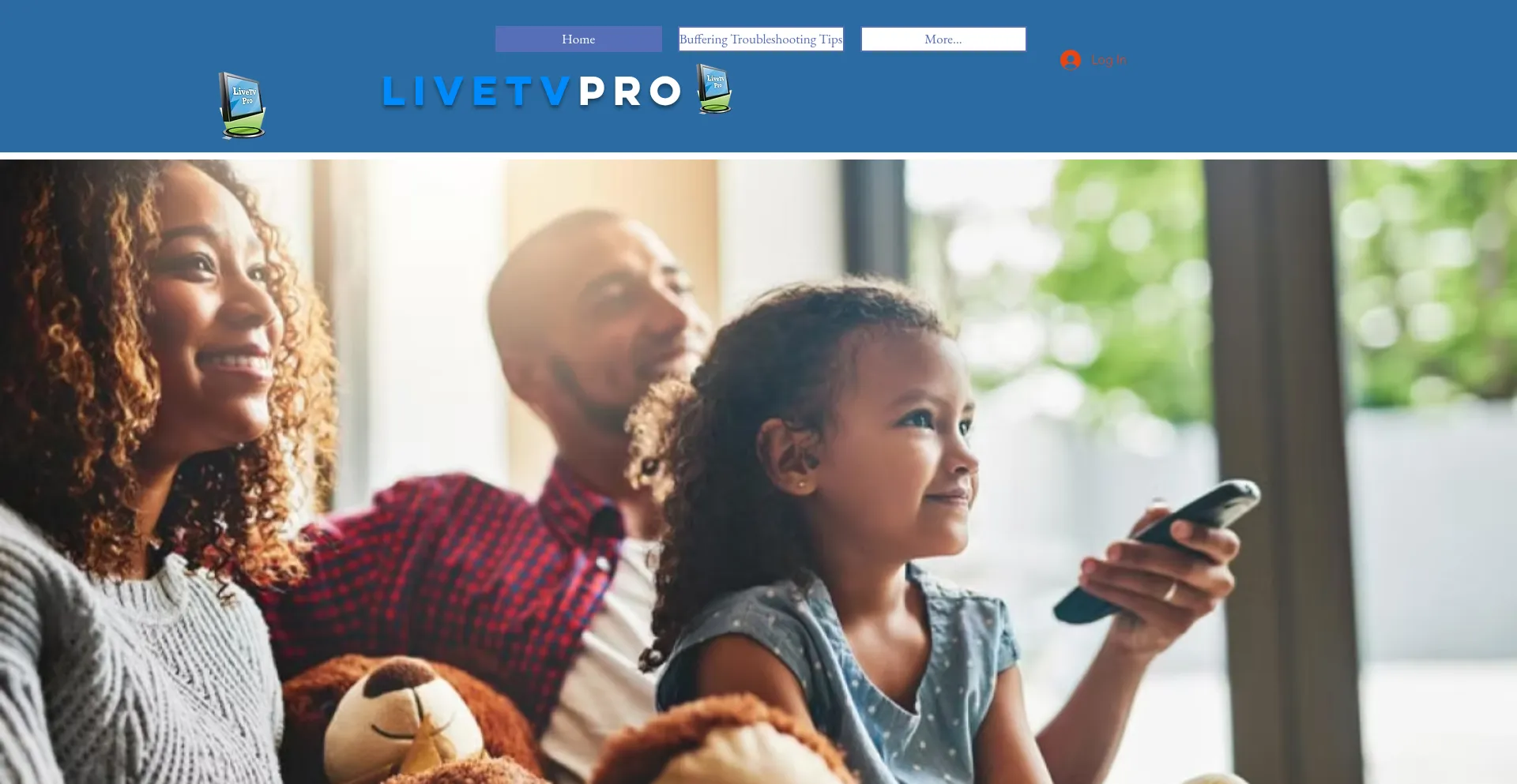 Website screenshot of Live-tvpro.com