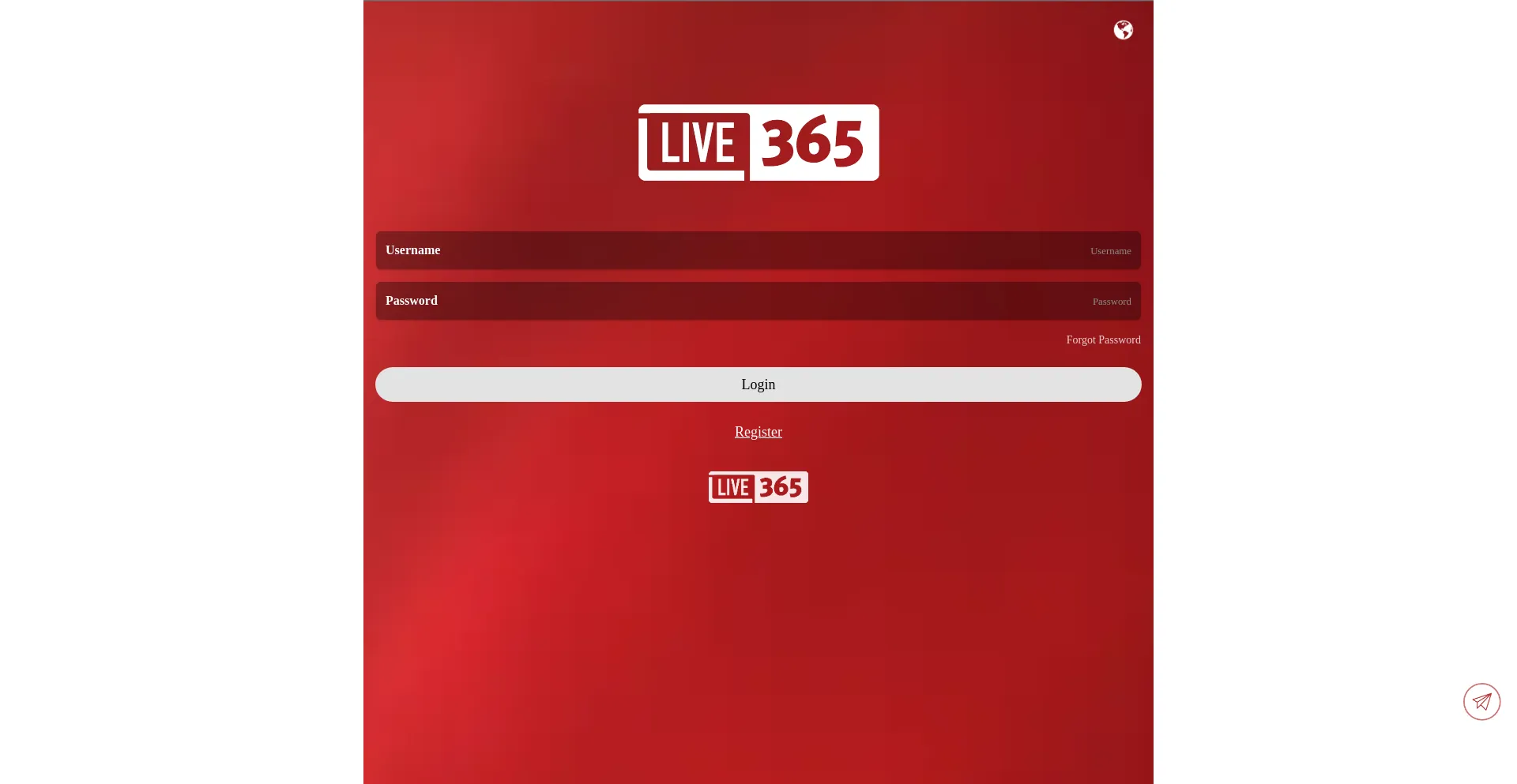 Website screenshot of Lives365.top