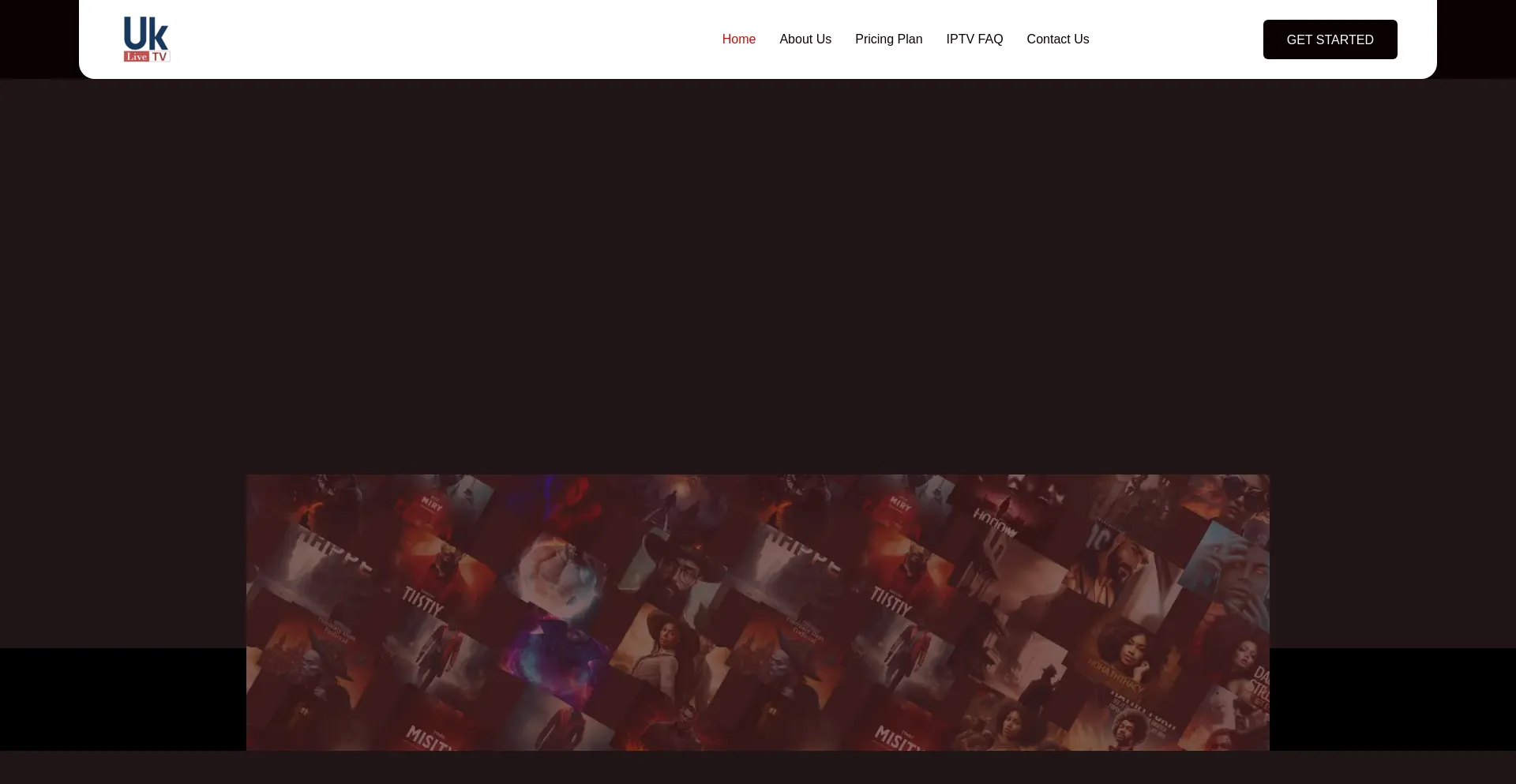 Website screenshot of Livetvuk.uk