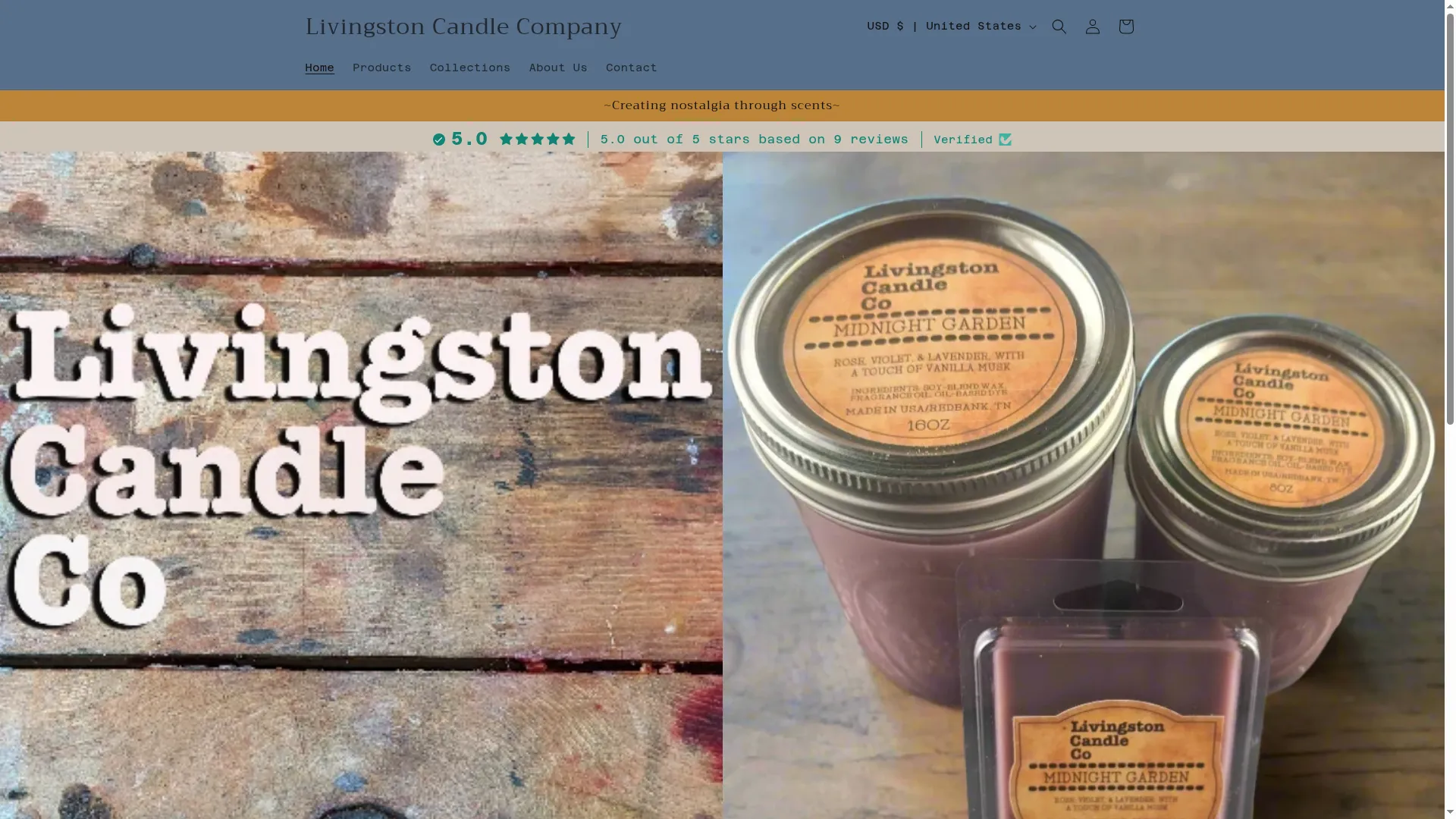 Livingstoncandlecompany.com