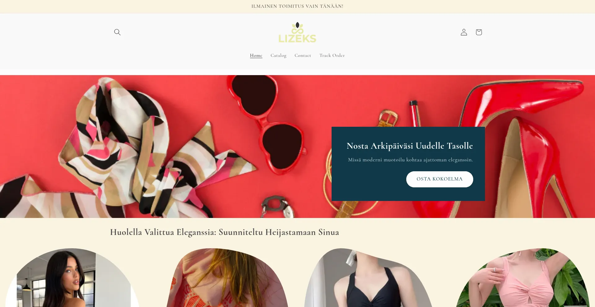 Website screenshot of Lizeks.com