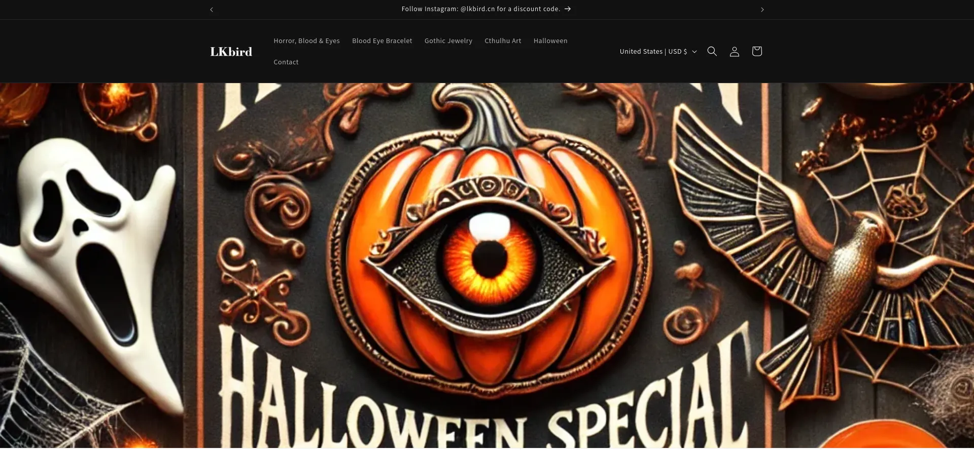 Website screenshot of Lkbirds.com