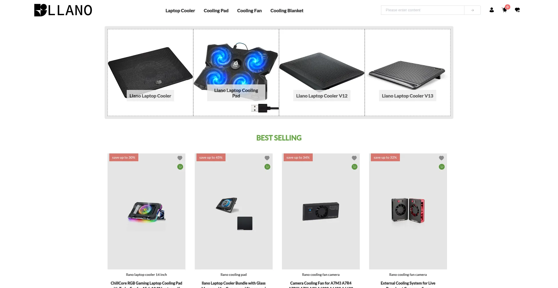 Llanousa.shop Screenshot
