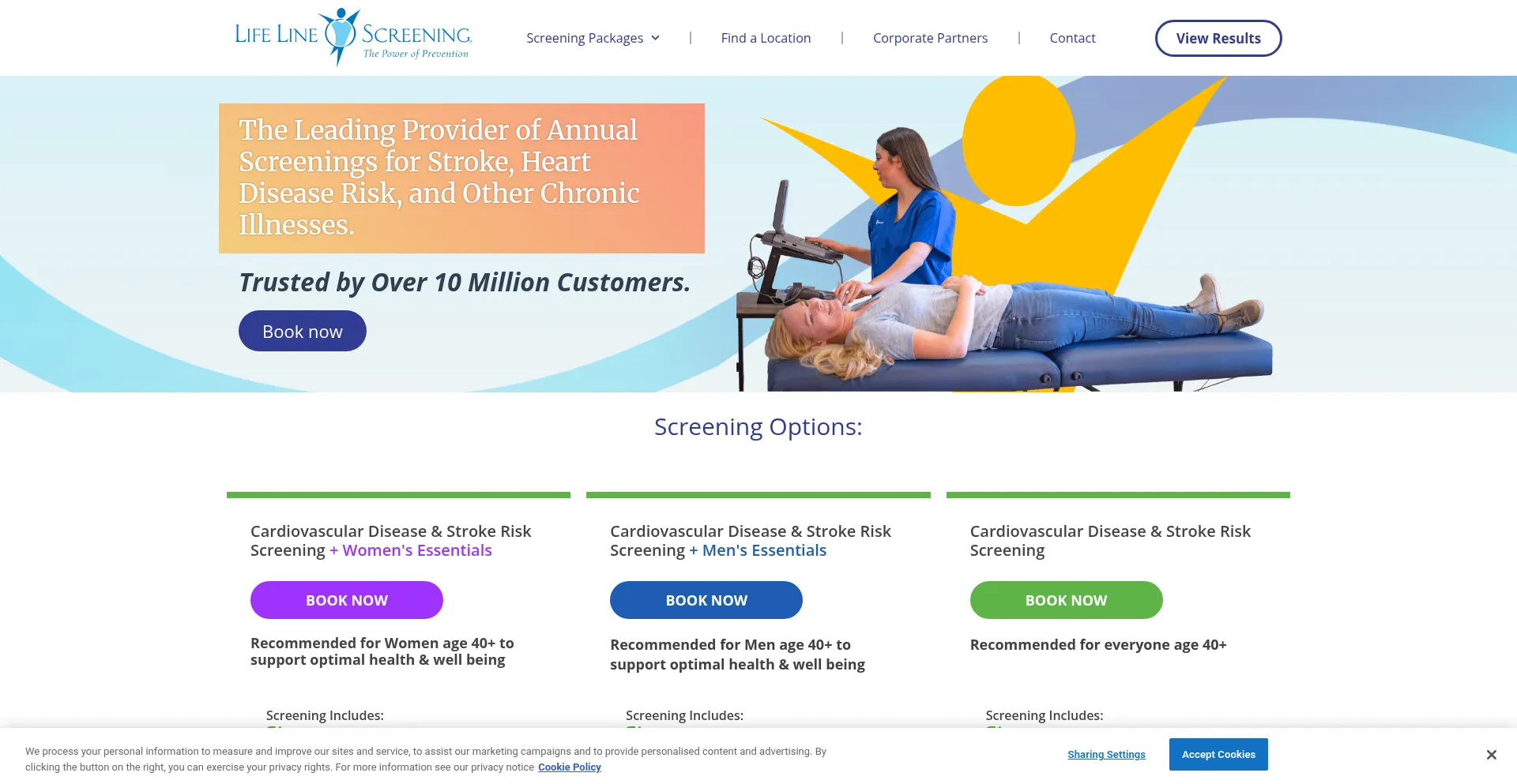 Website screenshot of Llsa.com