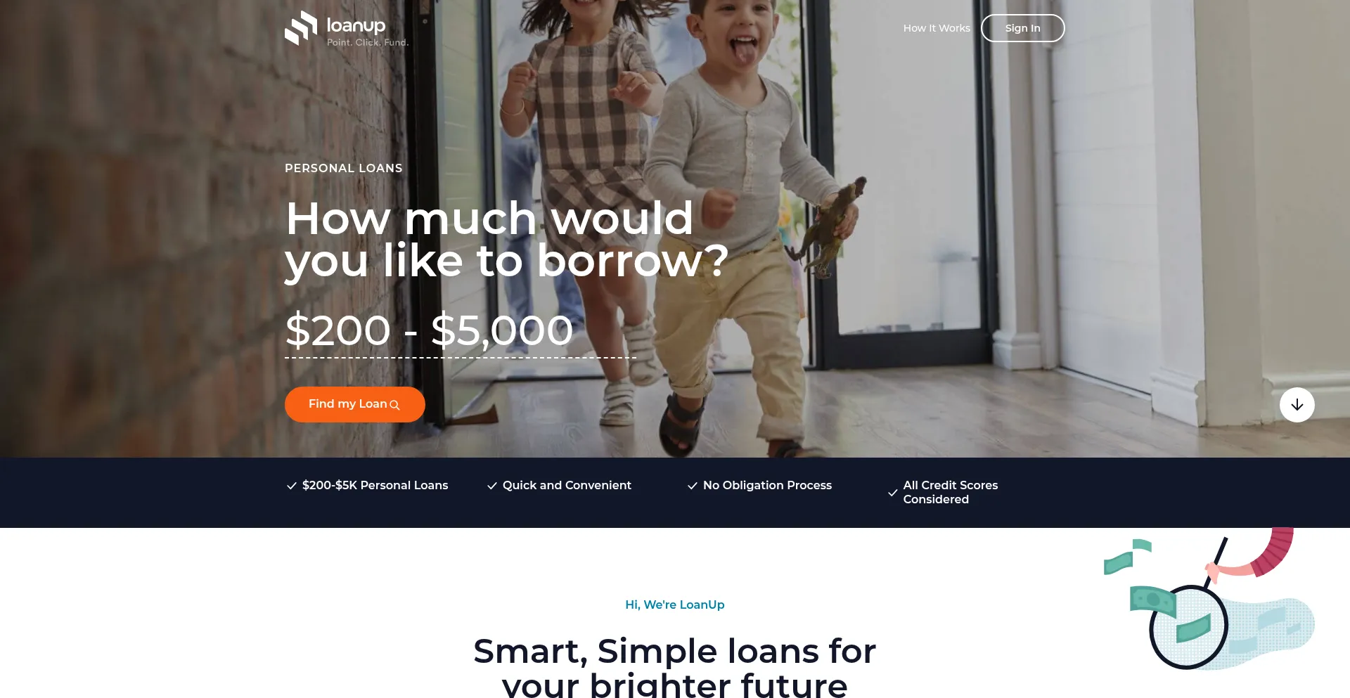 Loanup.com Screenshot