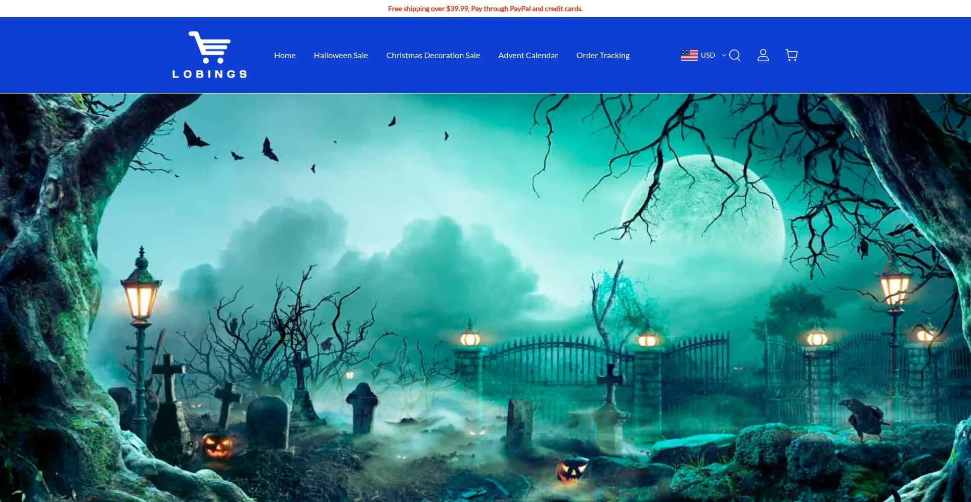 Lobings.store Screenshot