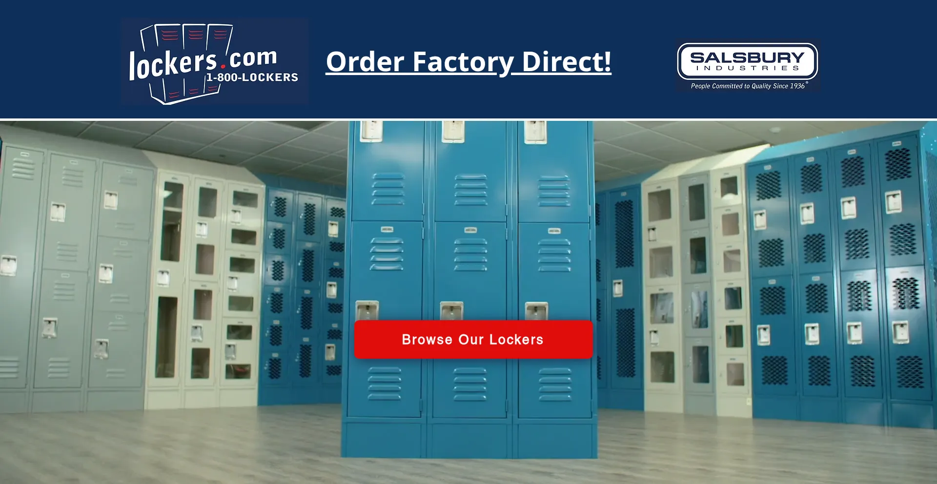Website screenshot of Locker.com