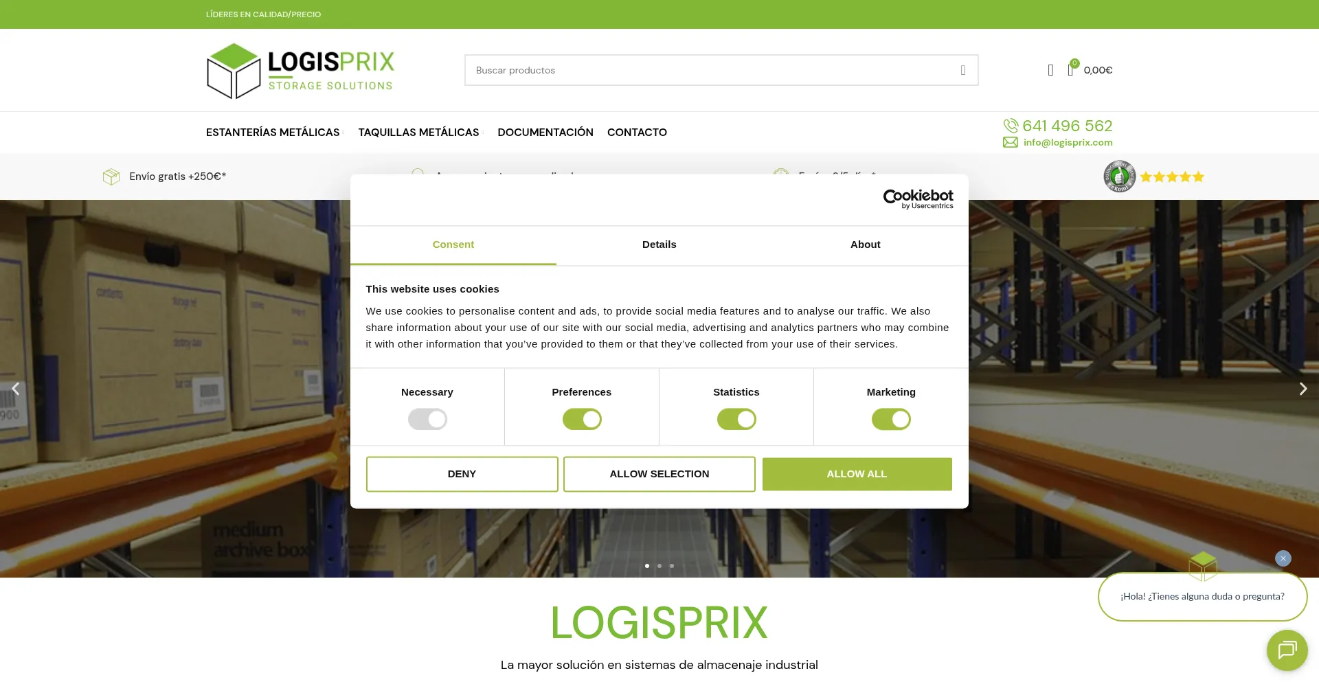 Logisprix.com Screenshot