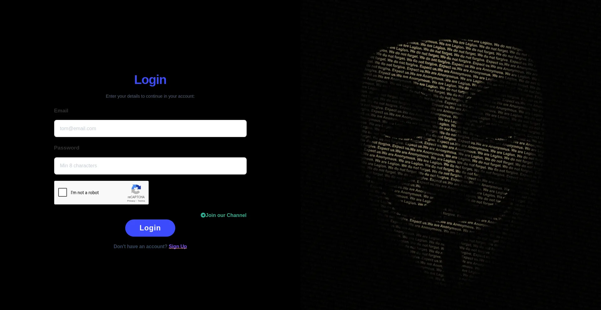 Website screenshot of Logmarket.net