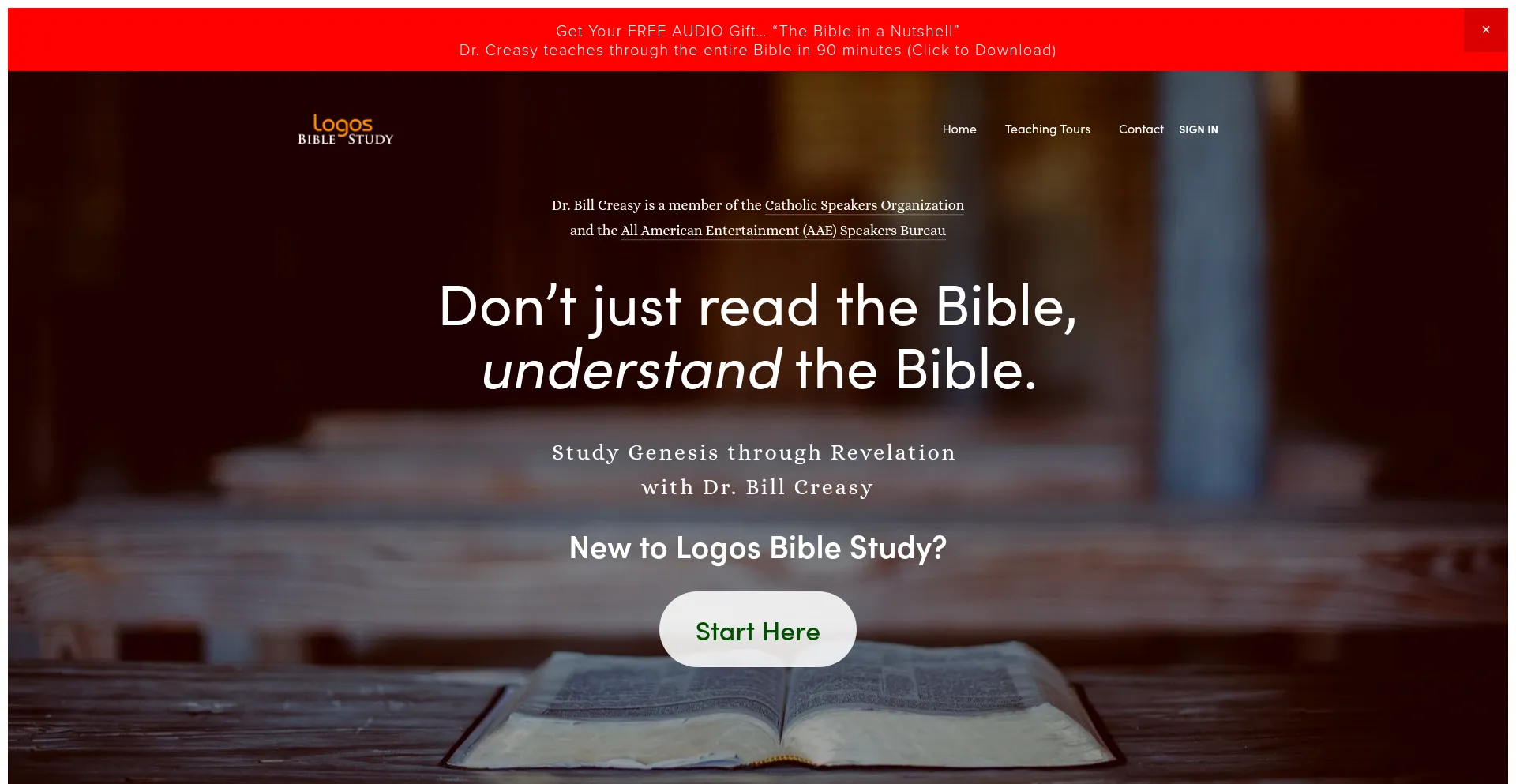 Logosbiblestudy.com Screenshot