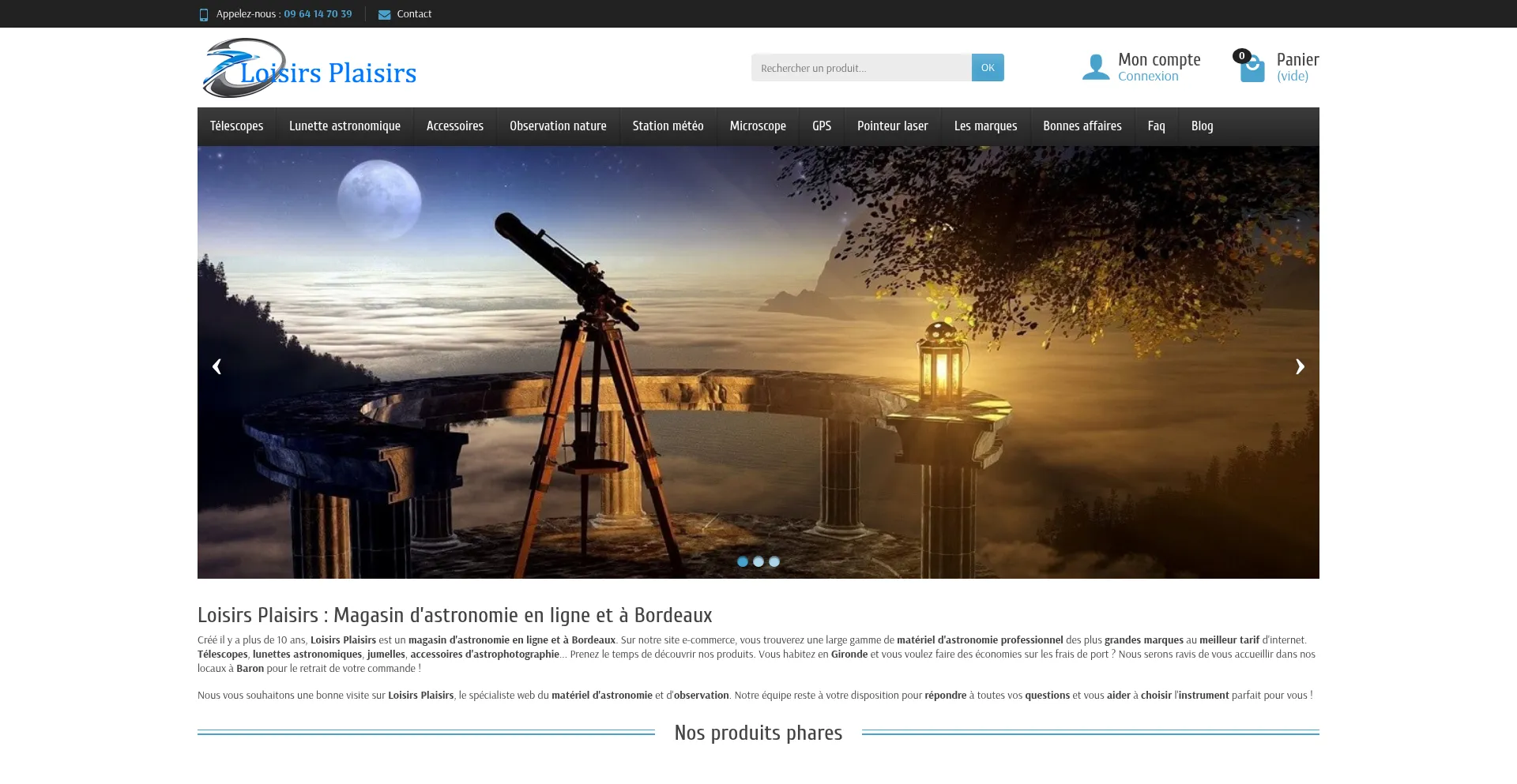 Loisirsplaisirs.com Screenshot