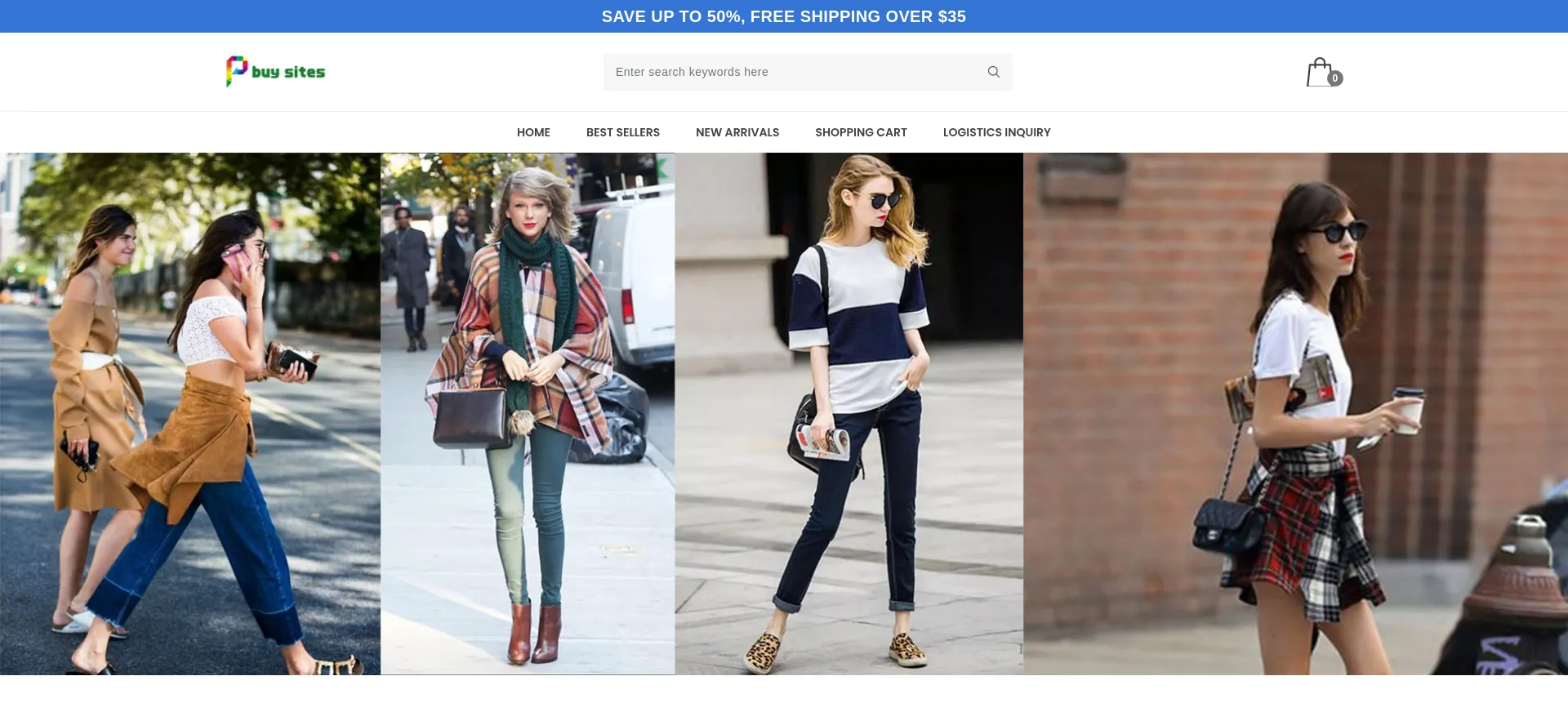 Website screenshot of Looksaleet.click