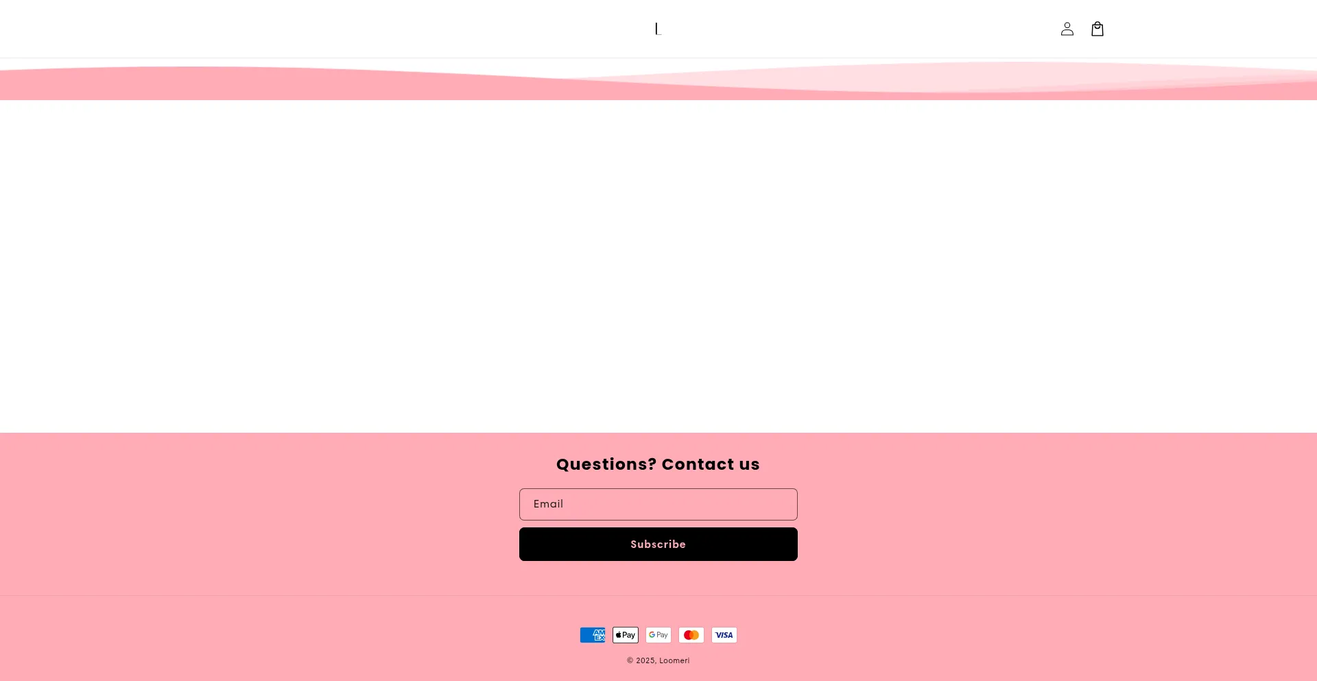 Website screenshot of Loomeri.com
