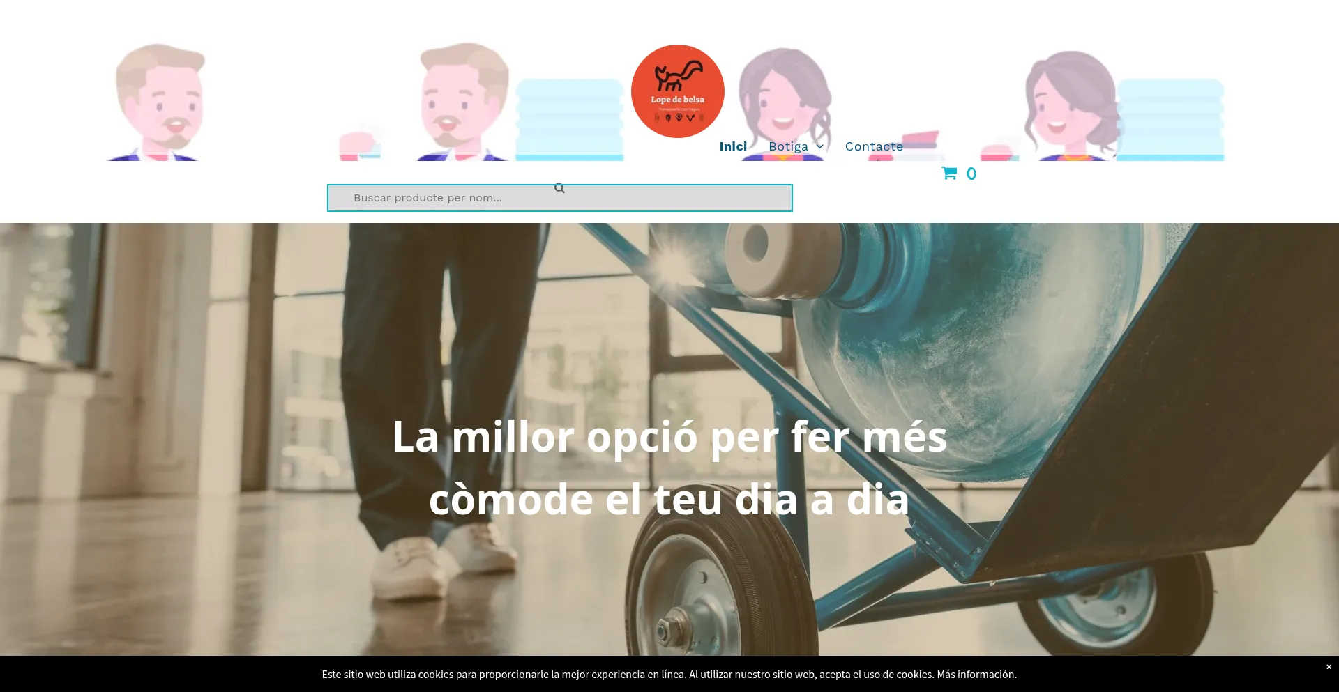 Website screenshot of Lopedebelsa.es