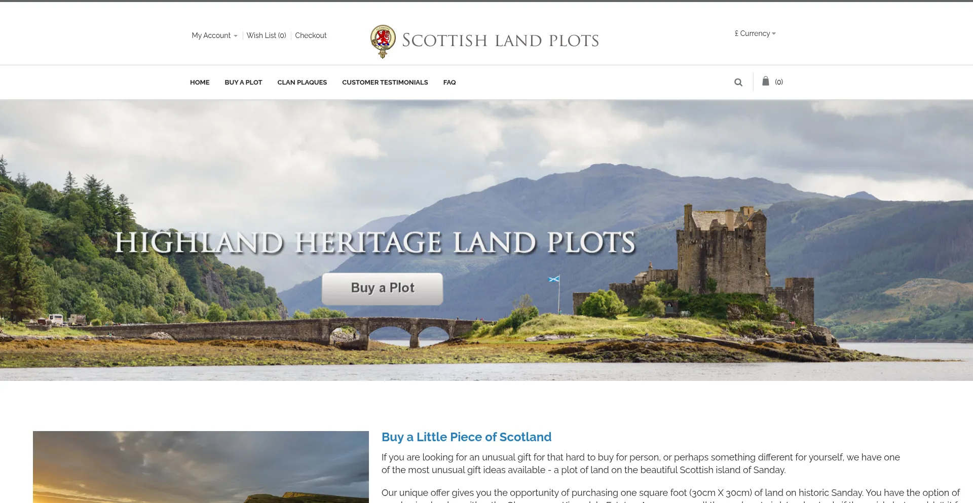 Lordofglenmore.co.uk Screenshot