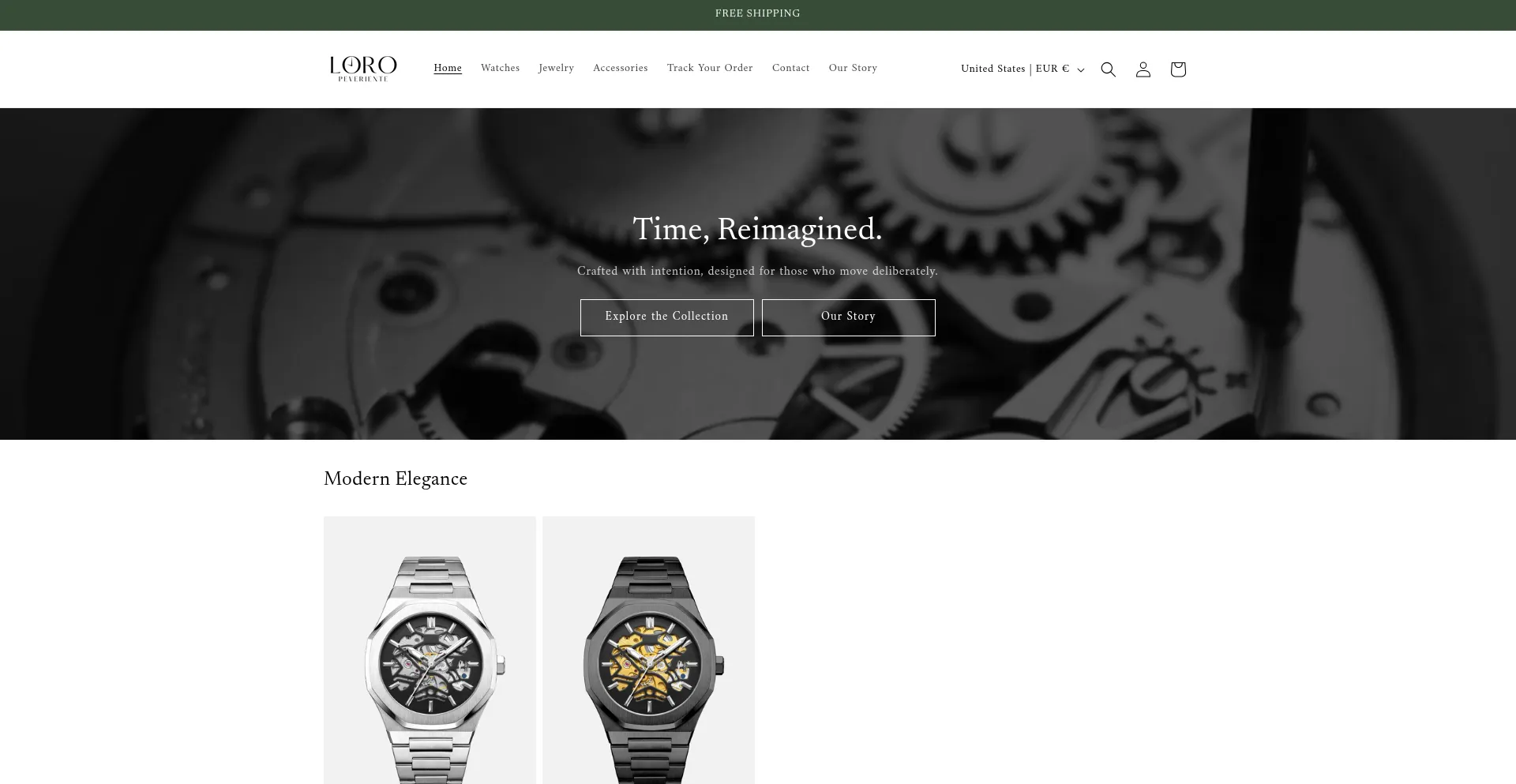 Website screenshot of Loropeveriente.com