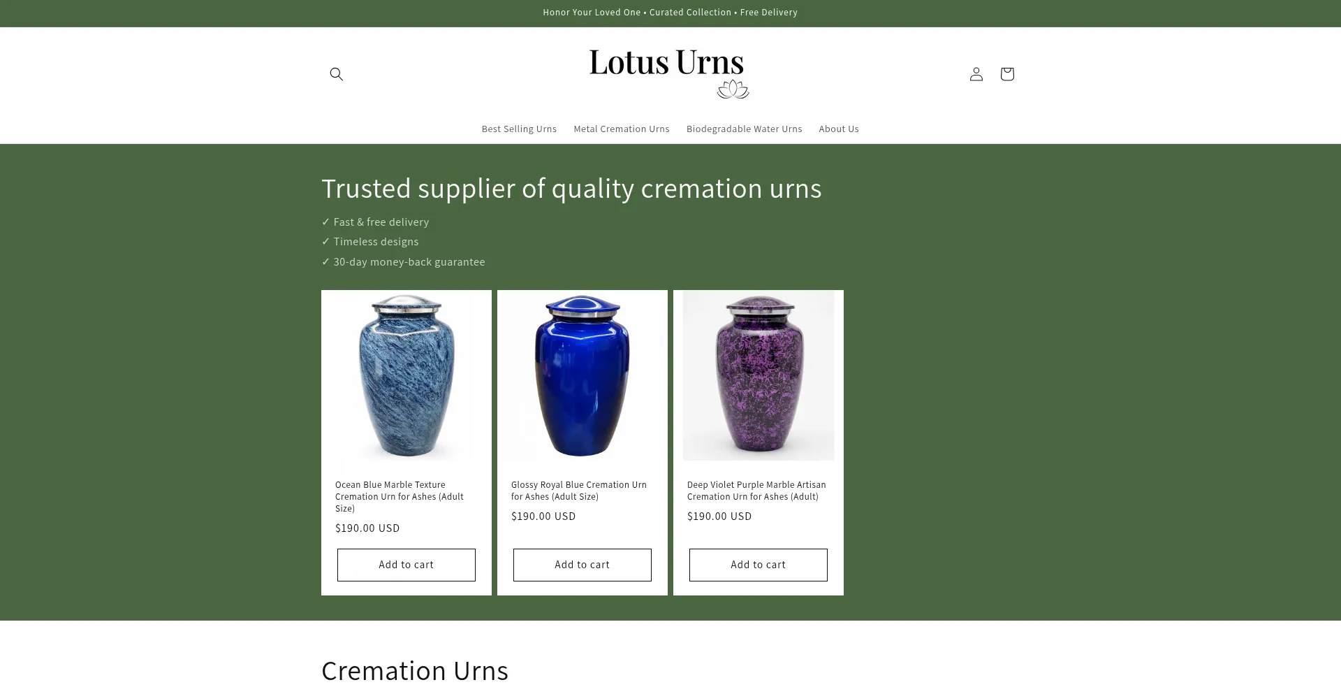 Lotusurns.com