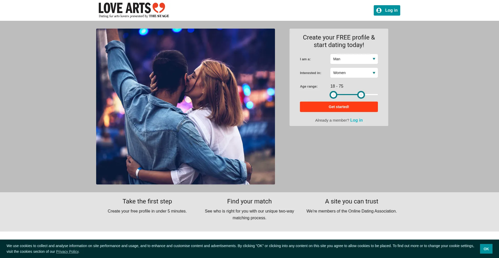 Lovearts.com Screenshot