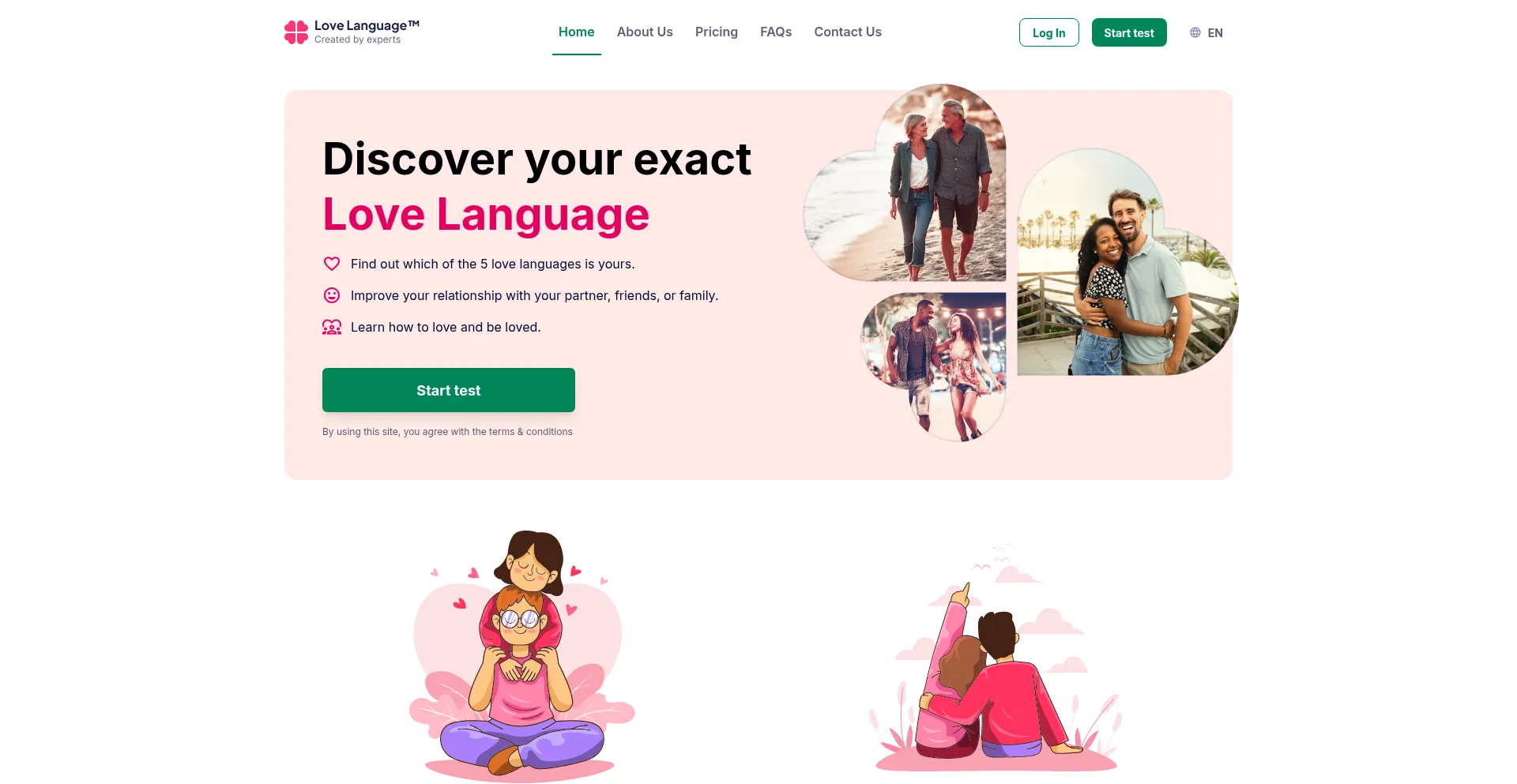 Lovelanguage.co Screenshot