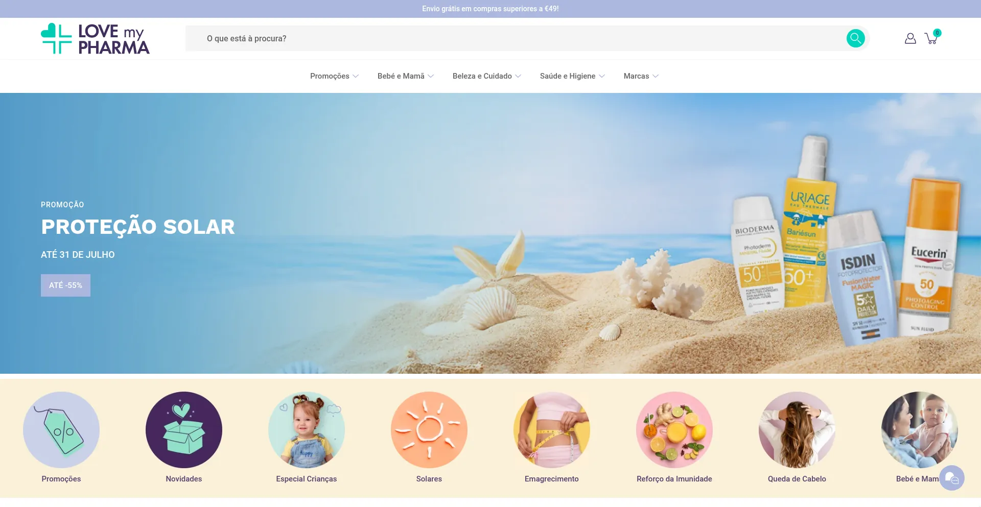 Website screenshot of Lovemypharma.com