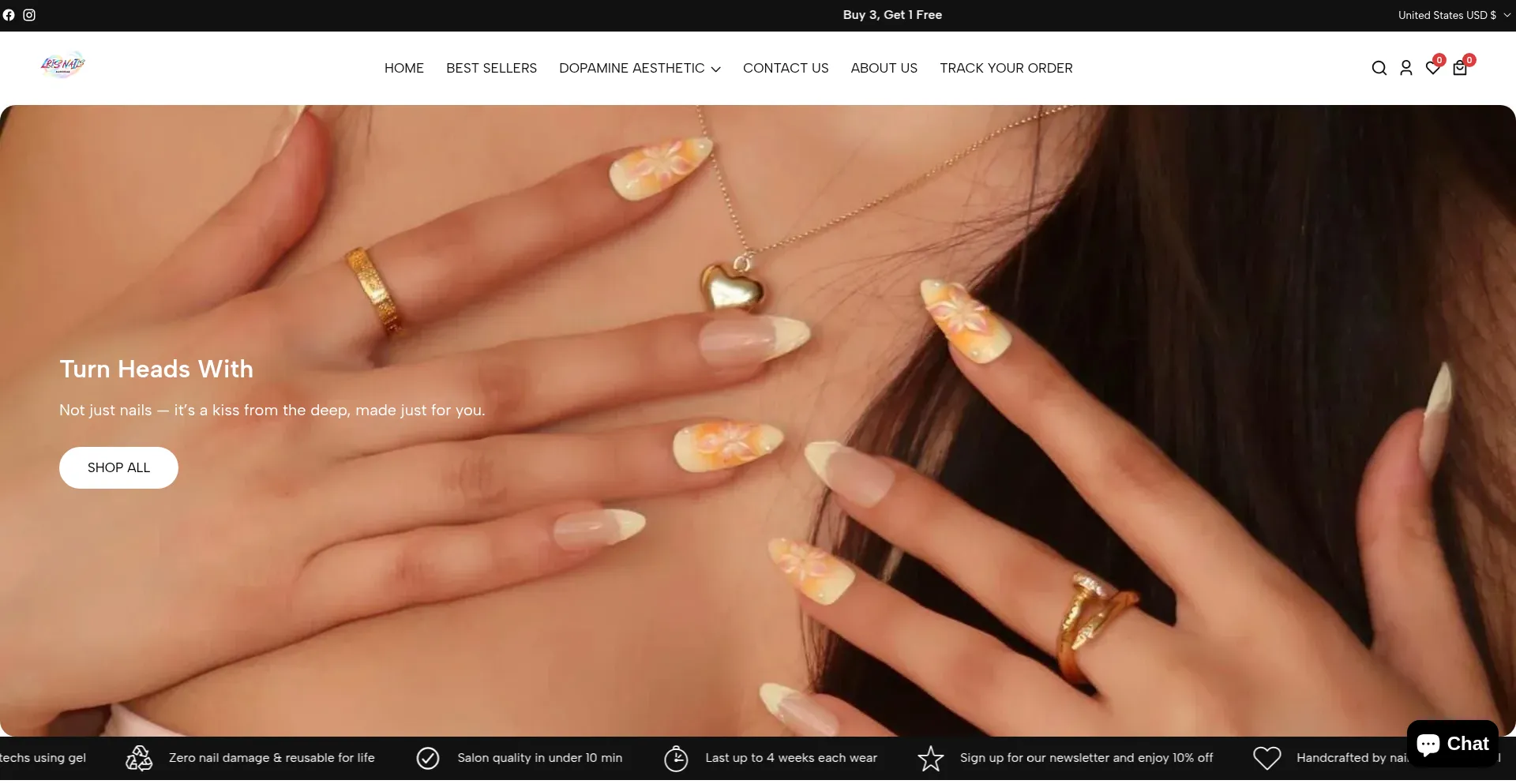 Lrisnails.com Screenshot